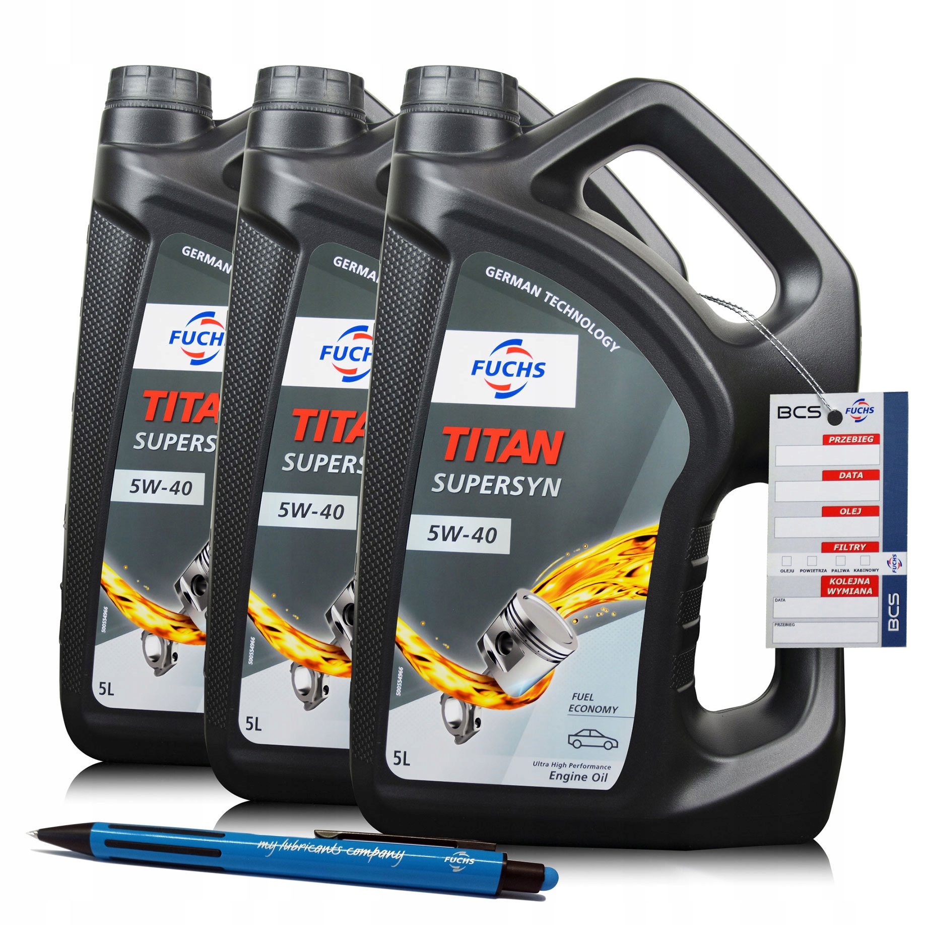 

Olej Fuchs Titan Supersyn 5W40 15L Dystrybutor