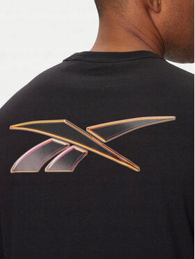 reebok Męskie T-Shirt REEBOK-100214893 139-18-00 Black Czarny