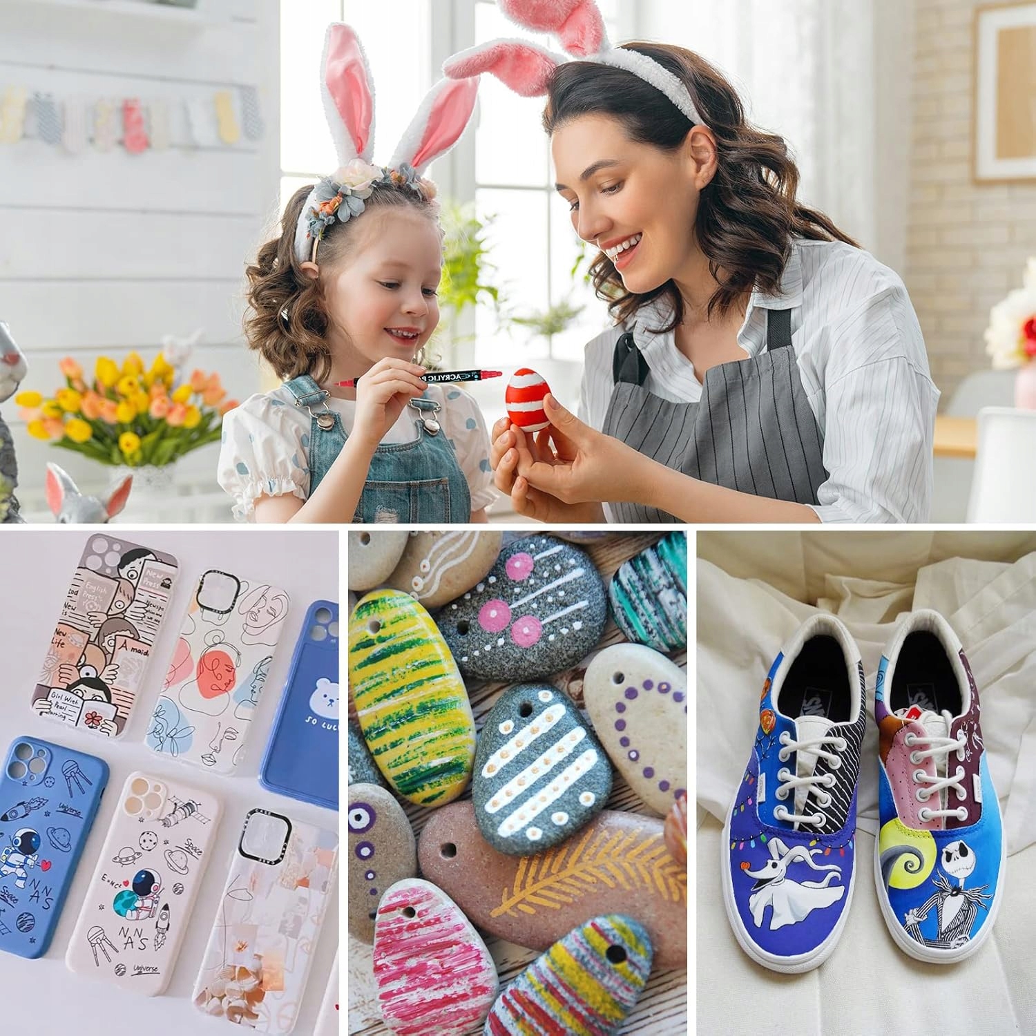 MARKERY PISAKI AKRYLOWE FLAMASTRY DO MALOWANIA UBRAŃ KAMIENI 1MM/5MM 26SZT EAN (GTIN) 0882696018992