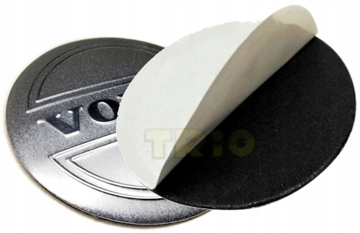 

wypukłe aluminiowe naklejka emblemat do Volvo 60mm
