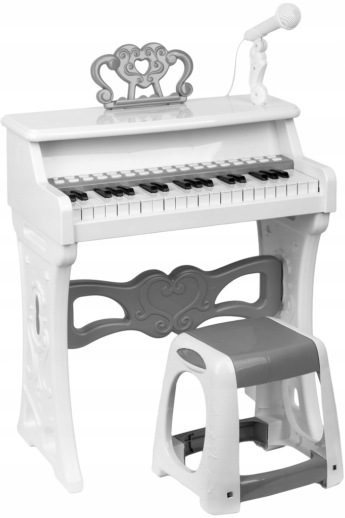 

Białe Pianino Piękne Pianinko Organy mp3 +mikrofon