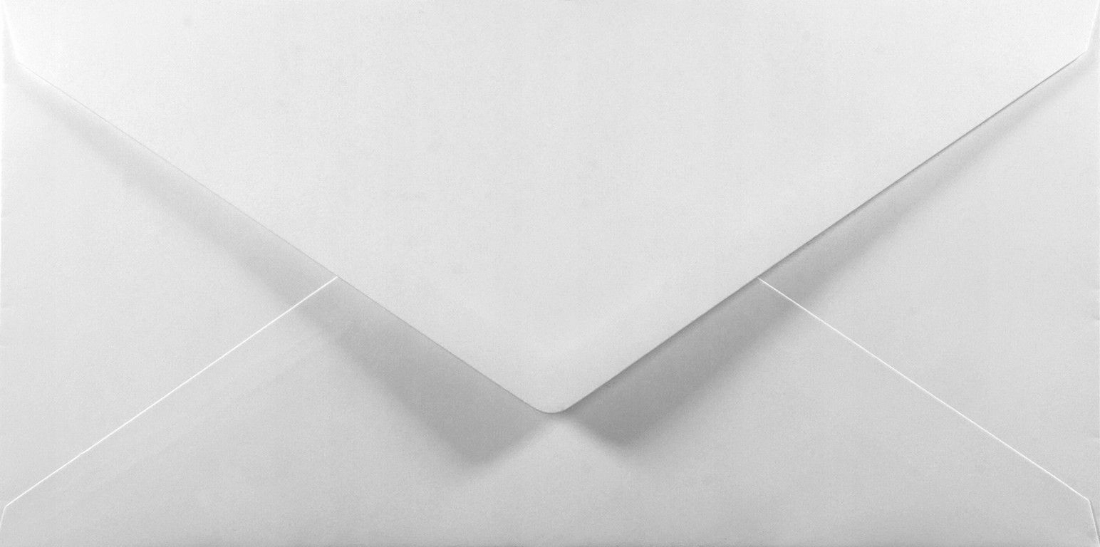 

Koperty ozdobne DL białe 115g w trójkąt 5szt