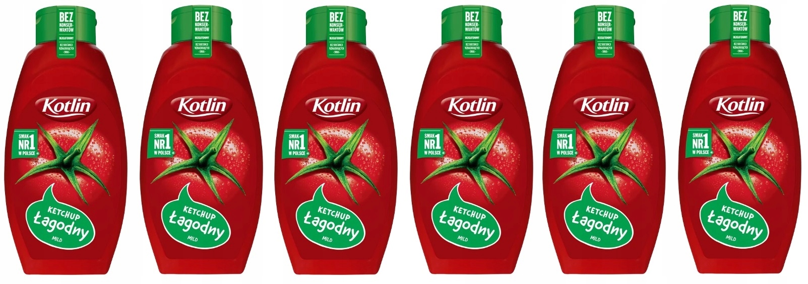 Levně 6 x 950 g Kotlin Kečup jemný bezlepkový Karton