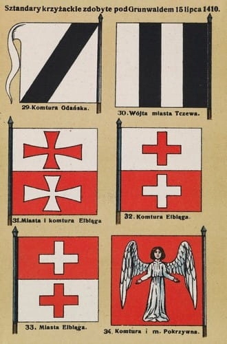 

Tczew sztandary krzyżackie Reprodukcja 4357