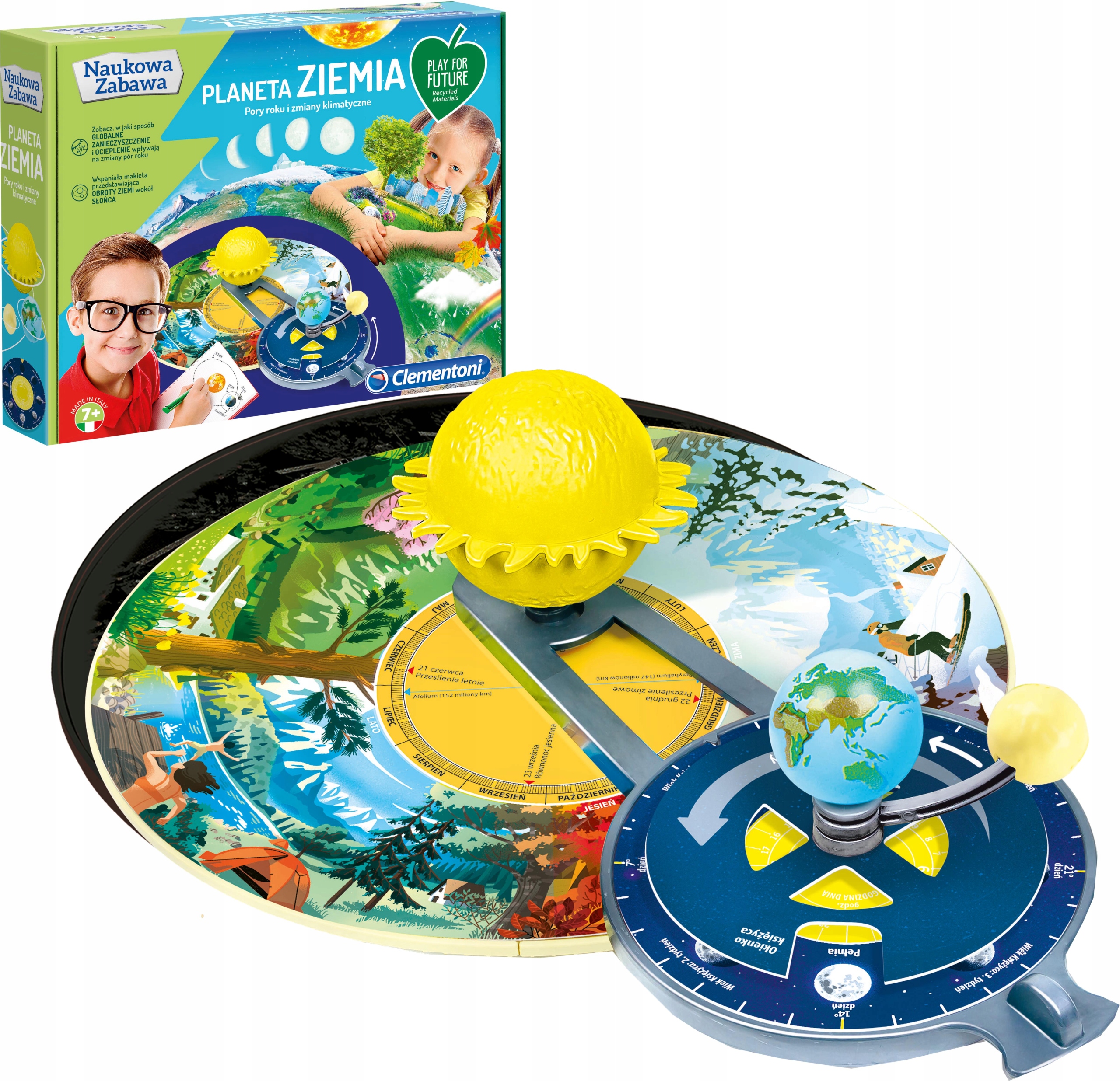 

Zestaw Ruch Obrotowy Ziemi Model Planet 3D