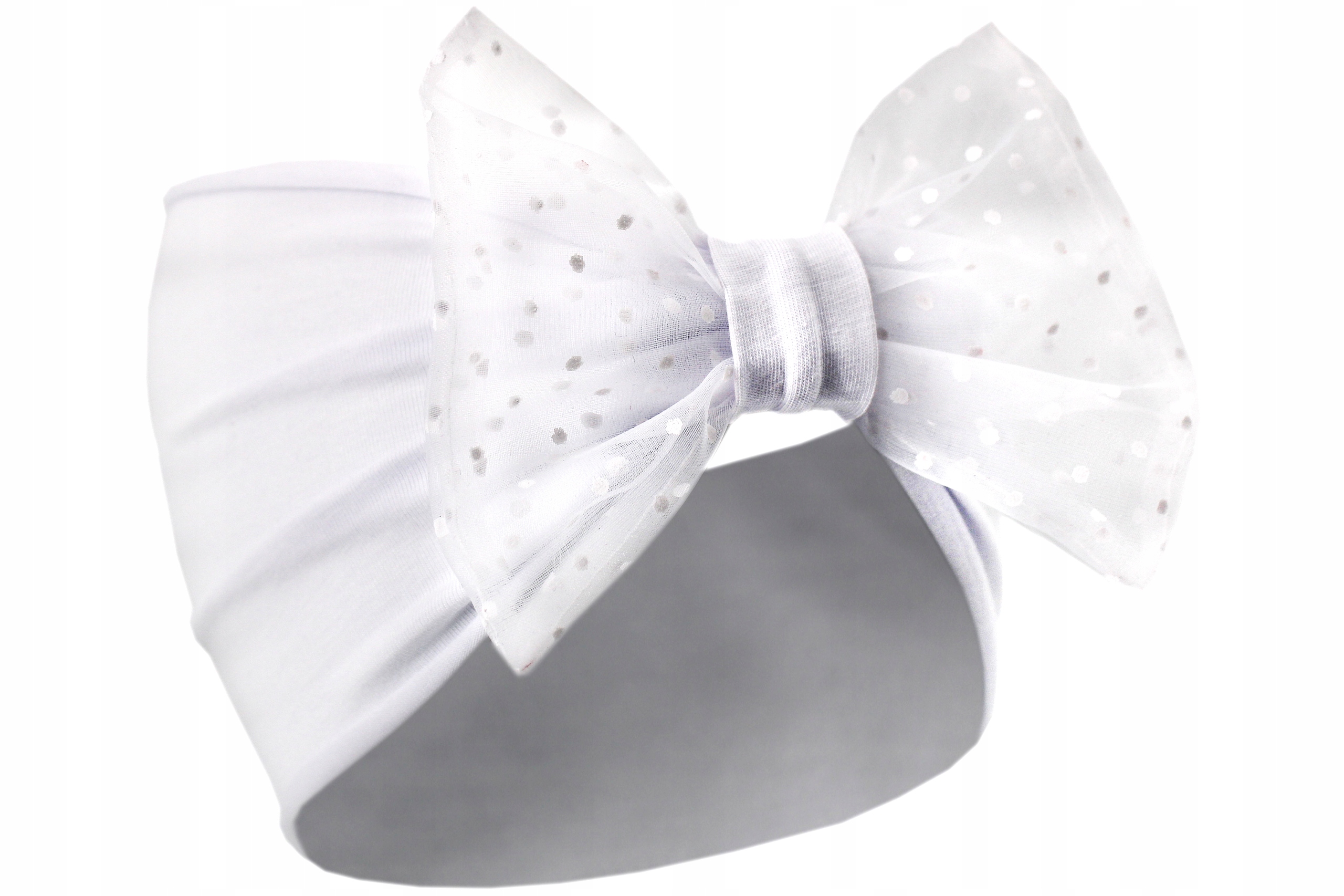 

Opaska Dziecięca Szeroka Wiosenna Bawełna Kokarda