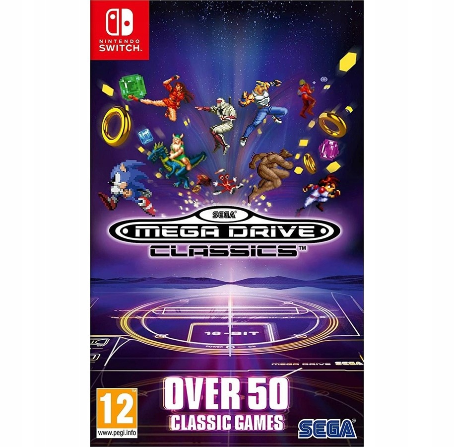 

Sega Drive Classics 50+ gier 16-bit Switch