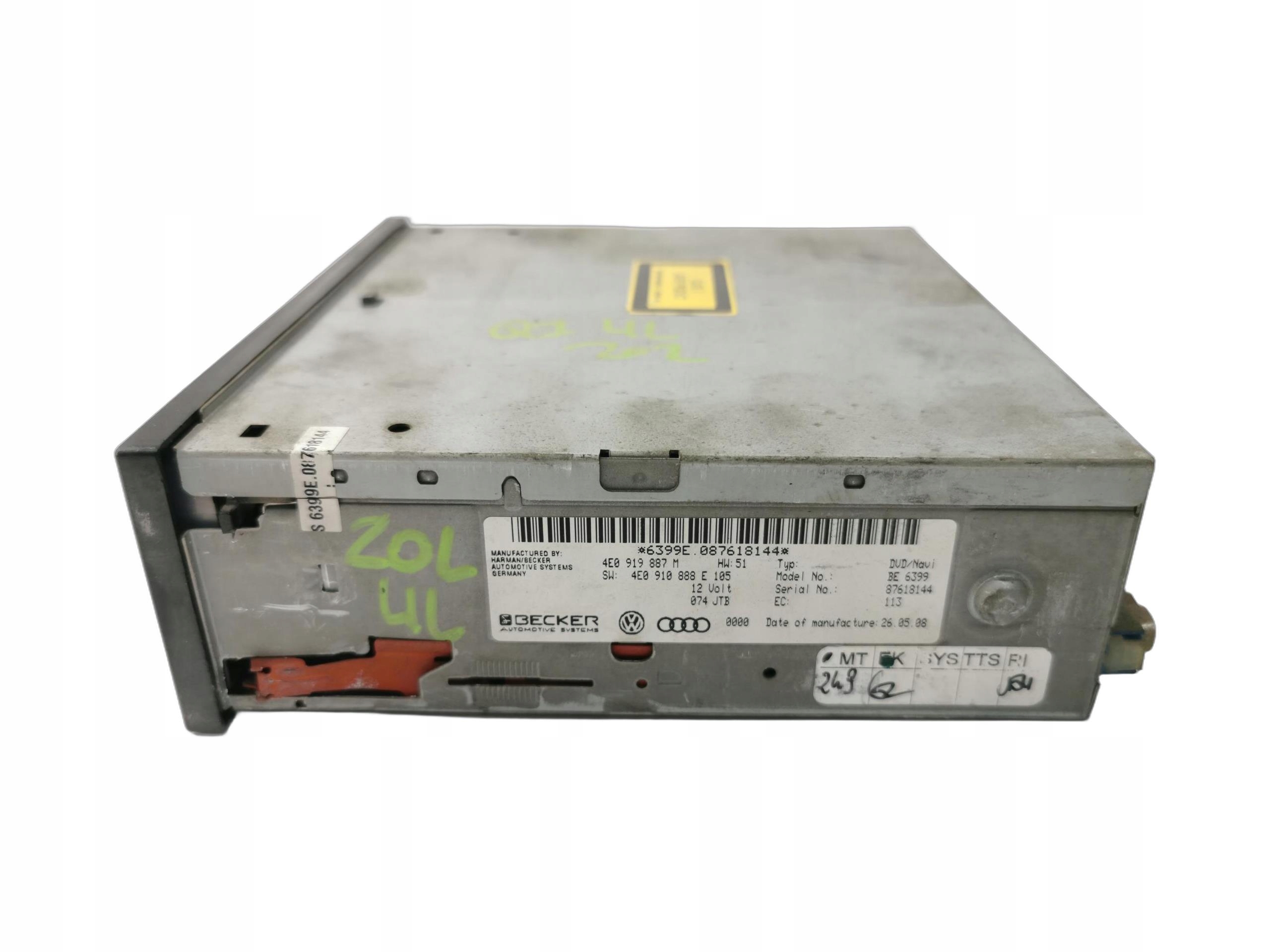 Lecteur Navigation AUDI Q7 4L 4E0919887M