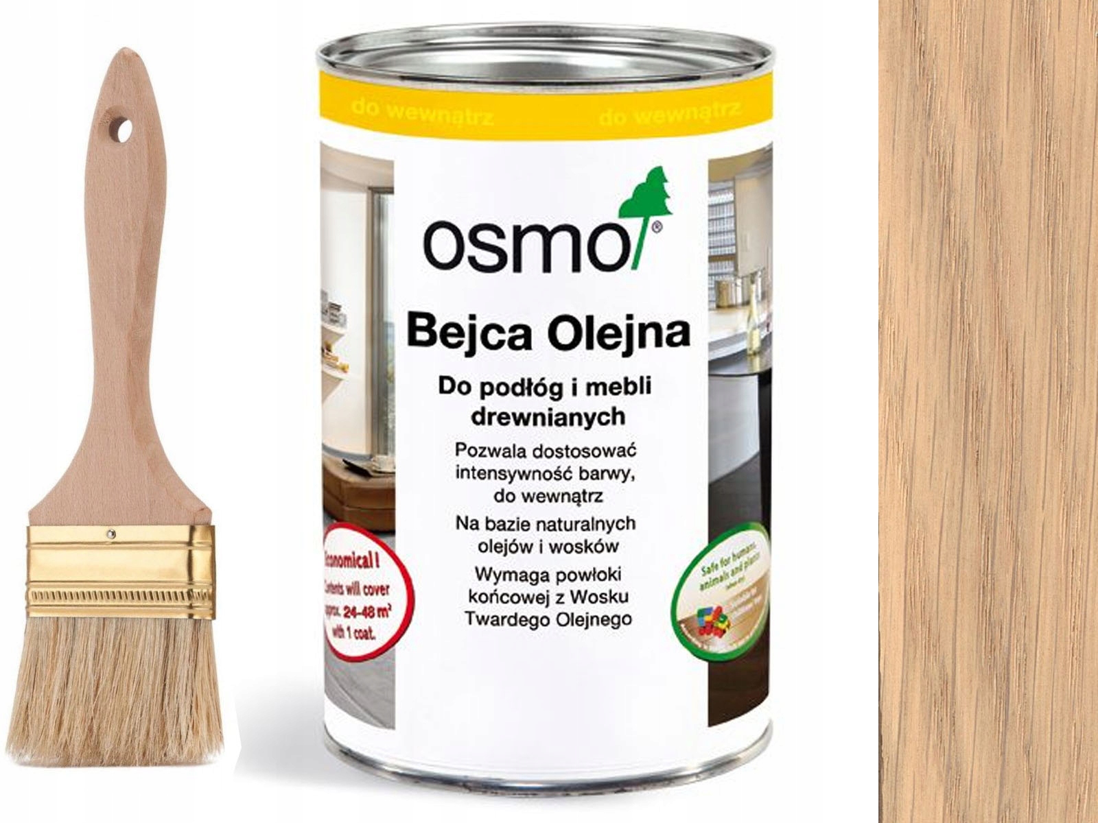 Osmo 3519 Olejová lazúra na podlahy Surové Drevo 1L