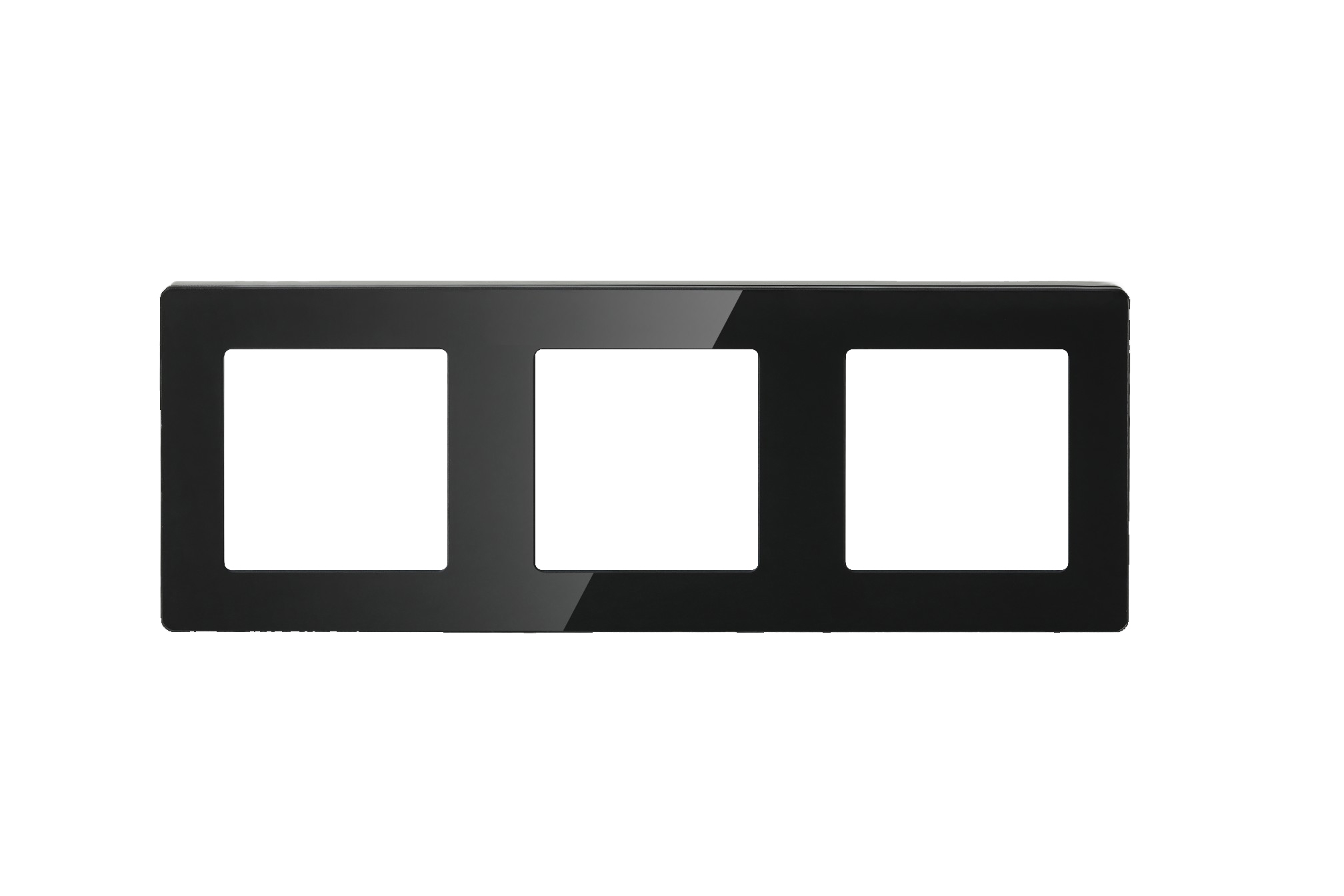 Potrójna ramka czarna szkło do urządzeń serii RM