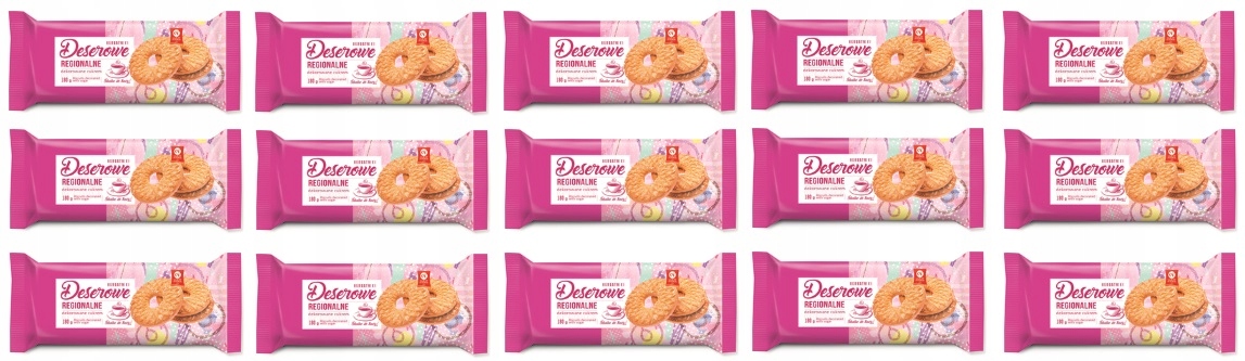 Levně 15 x 180 g Cukry Nyskie Sušenky Regionální zdobené cukrem Karton