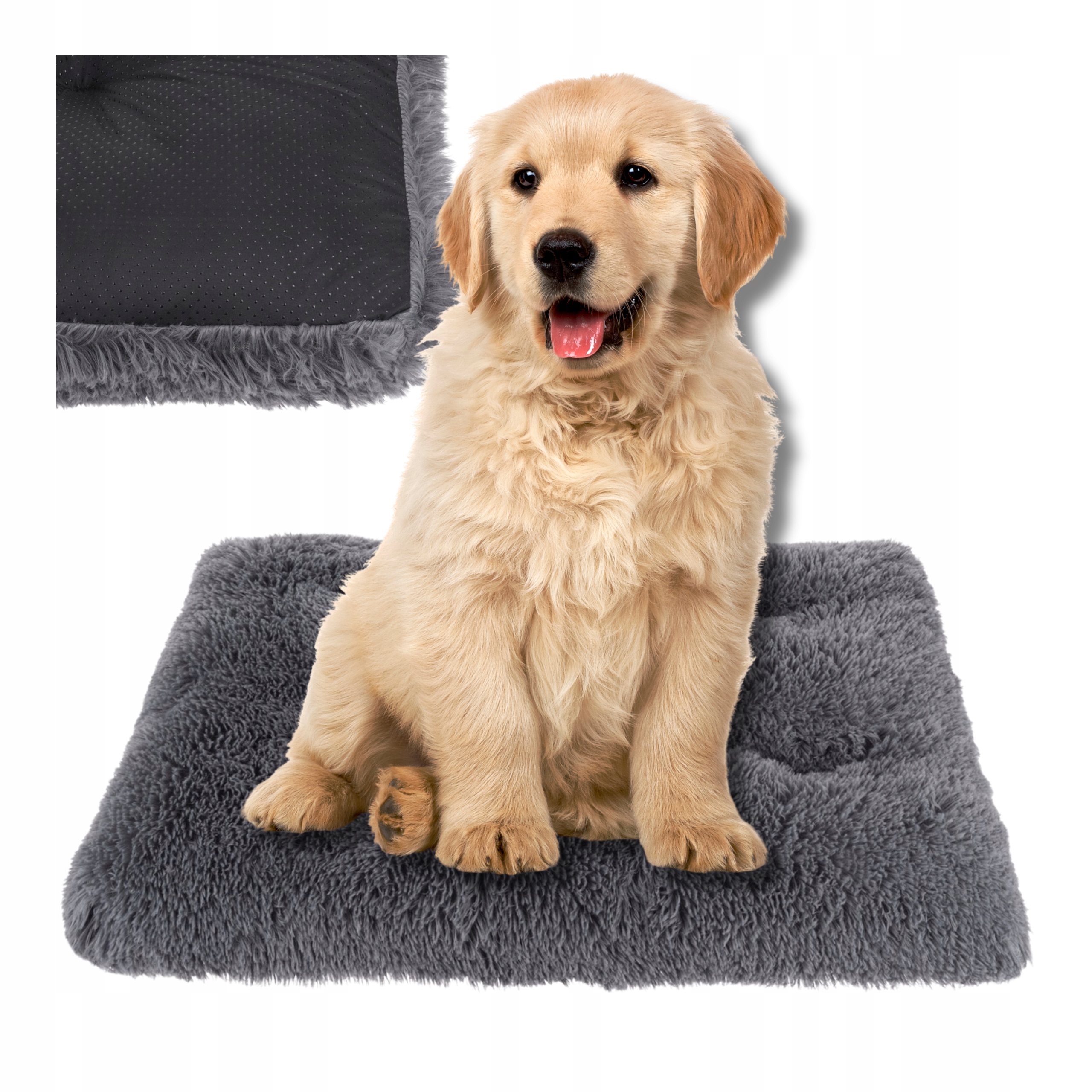 Pelíšek pro psa kočku Potah Chlupaté Měkké 100x70 Polštář Nadýchaný