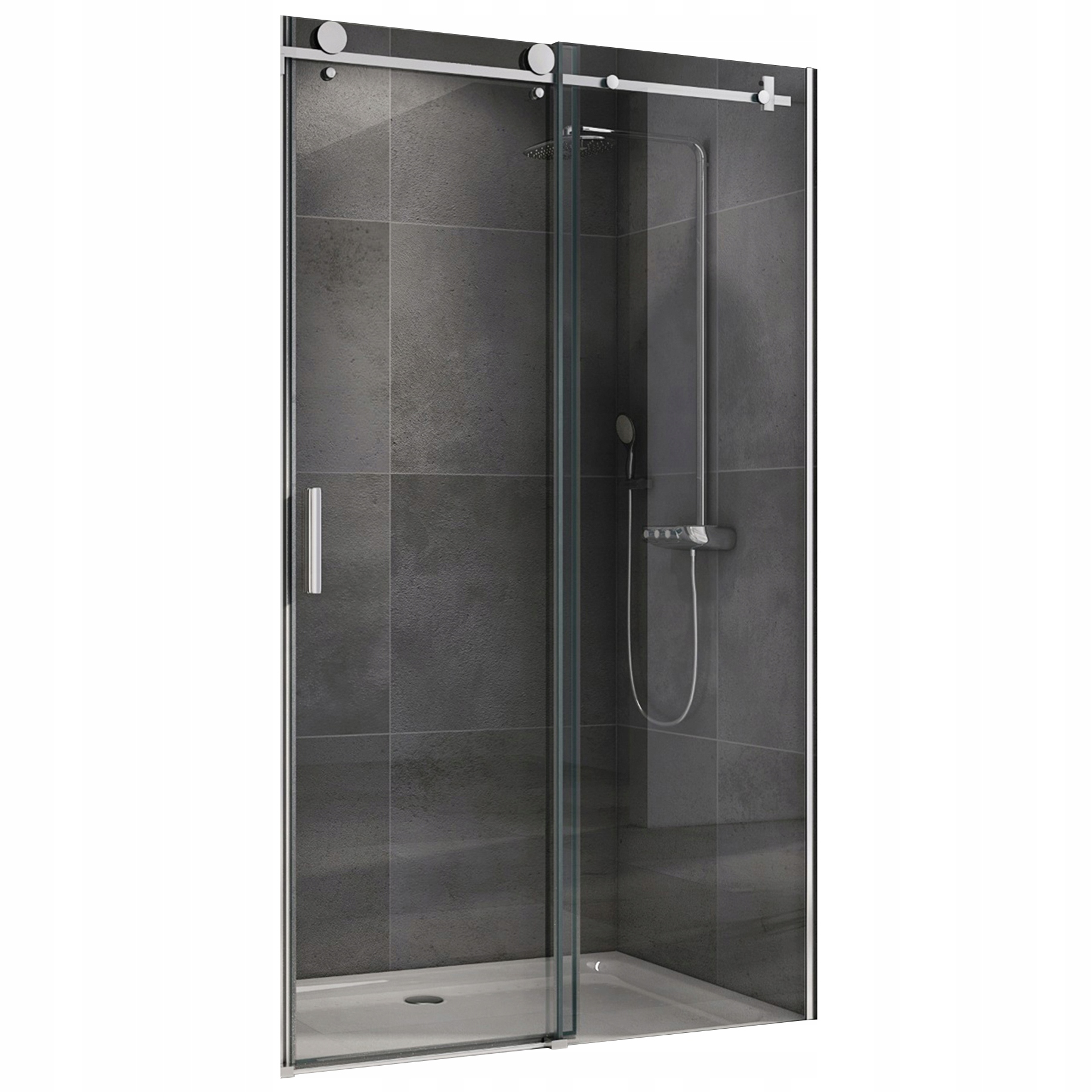 Posuvné sprchové dveře do výklenku sklo 8 mm DSV200 Leyden 130 cm