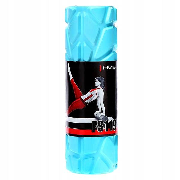 WAŁEK FITNESS ROLLER AUTOMASAŻ HMS FS119 30CM DUŻY
