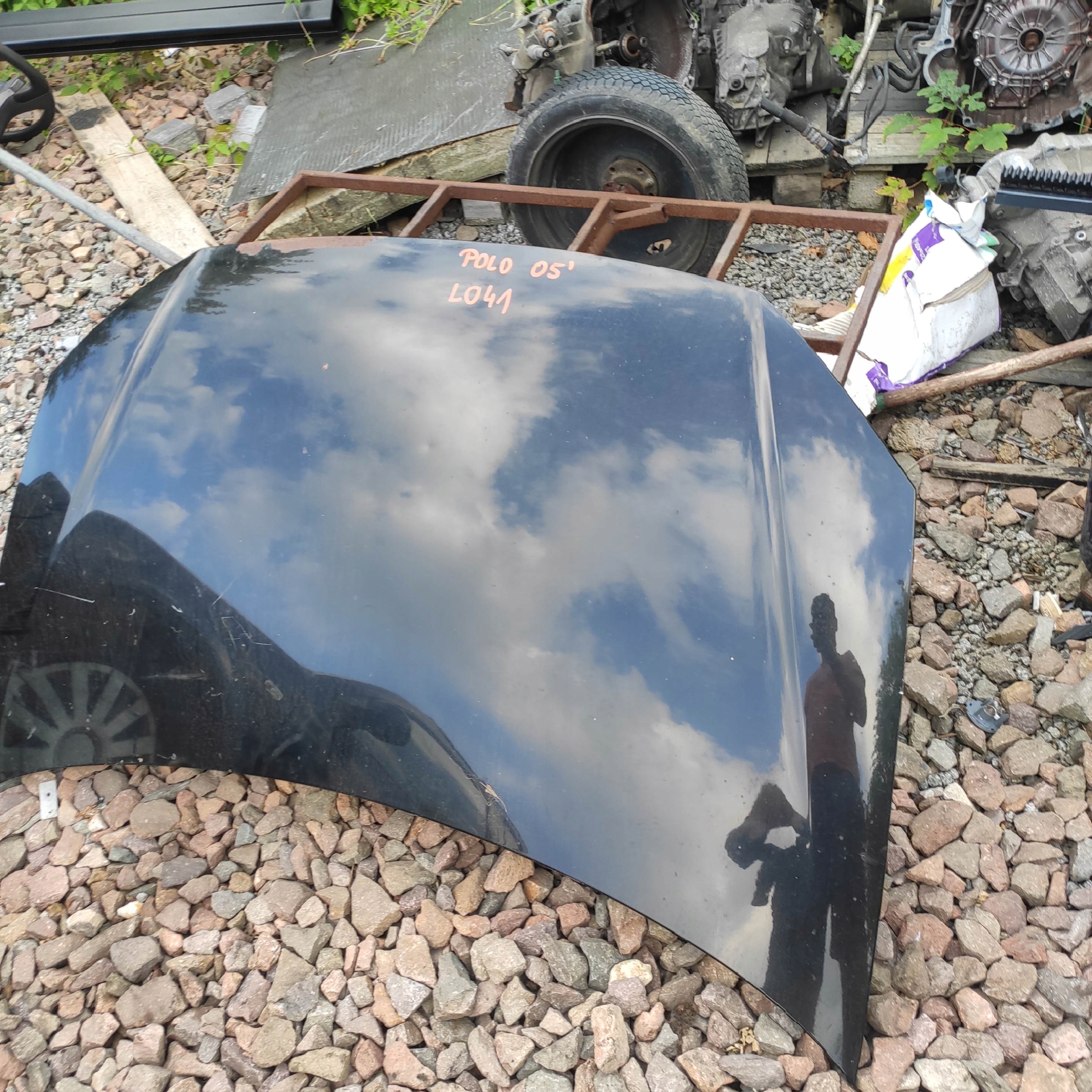 КАПОТ КРИШКА VW POLO 4n РЕСТАЙЛІНГ FL CZARNA 2005 РІК