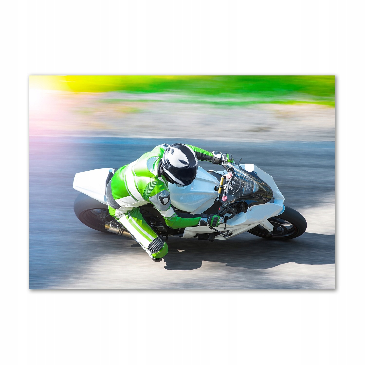 

Foto obraz akrylowy Wyścig motocyklowy 100x70 cm