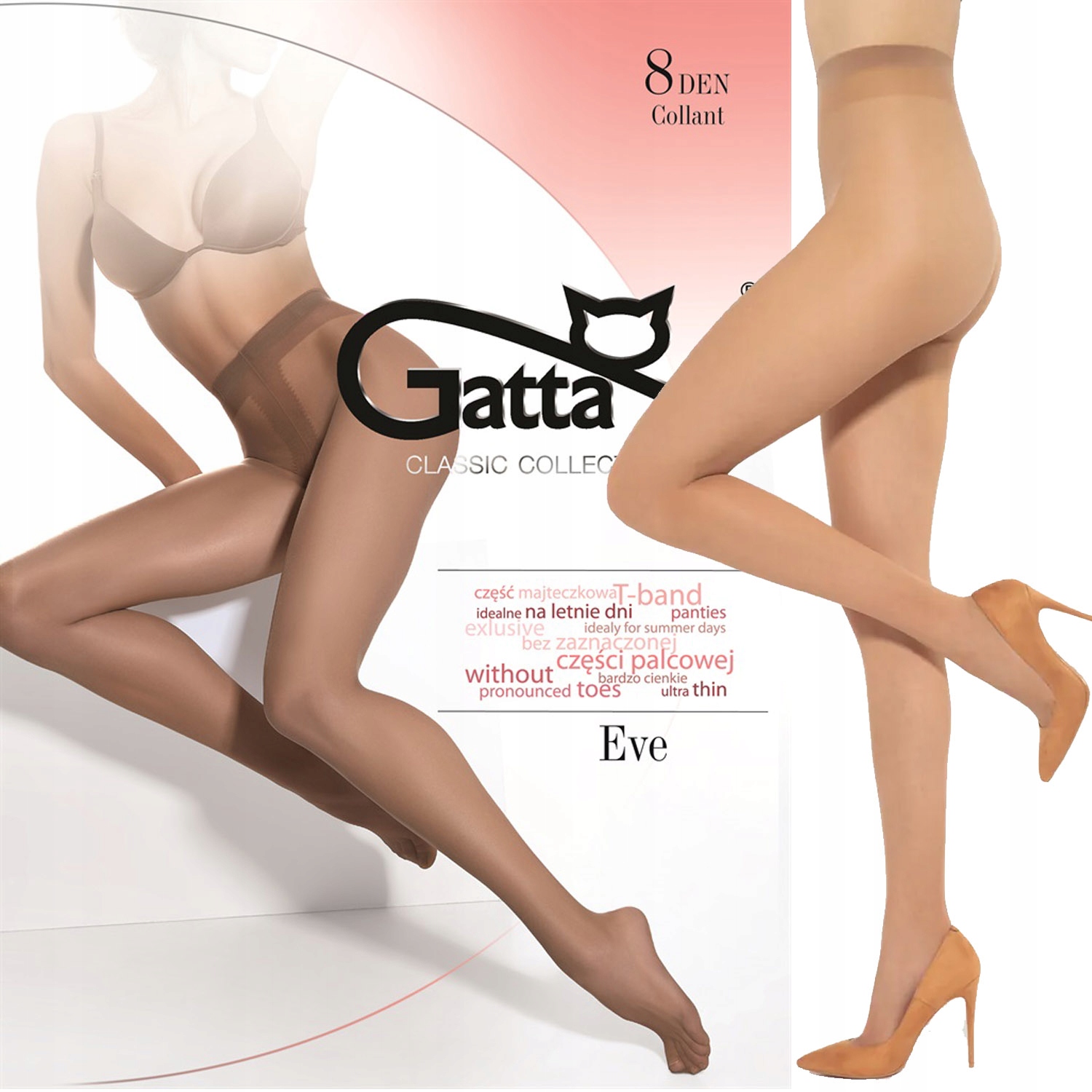 

Rajstopy Gatta Eve Lycra 8den roz. 4-L