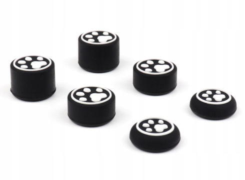 GUMKI NAKŁADKI ANALOG pad XBOX PS4 PS5 ŁAPKI 6 szt