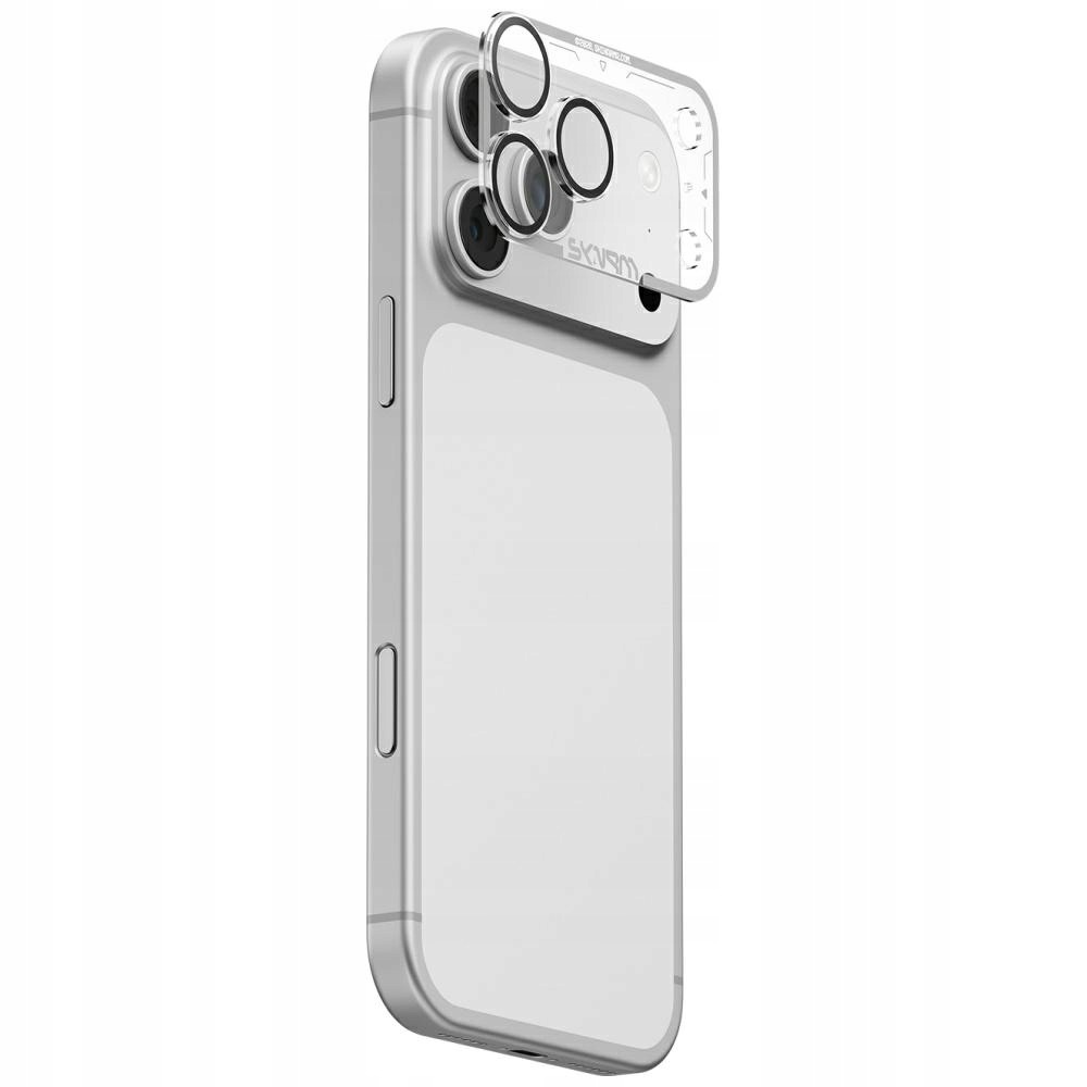 Szkło obiektyw Skinarma Magma Full Matte iPhone 17 Pro Max szary
