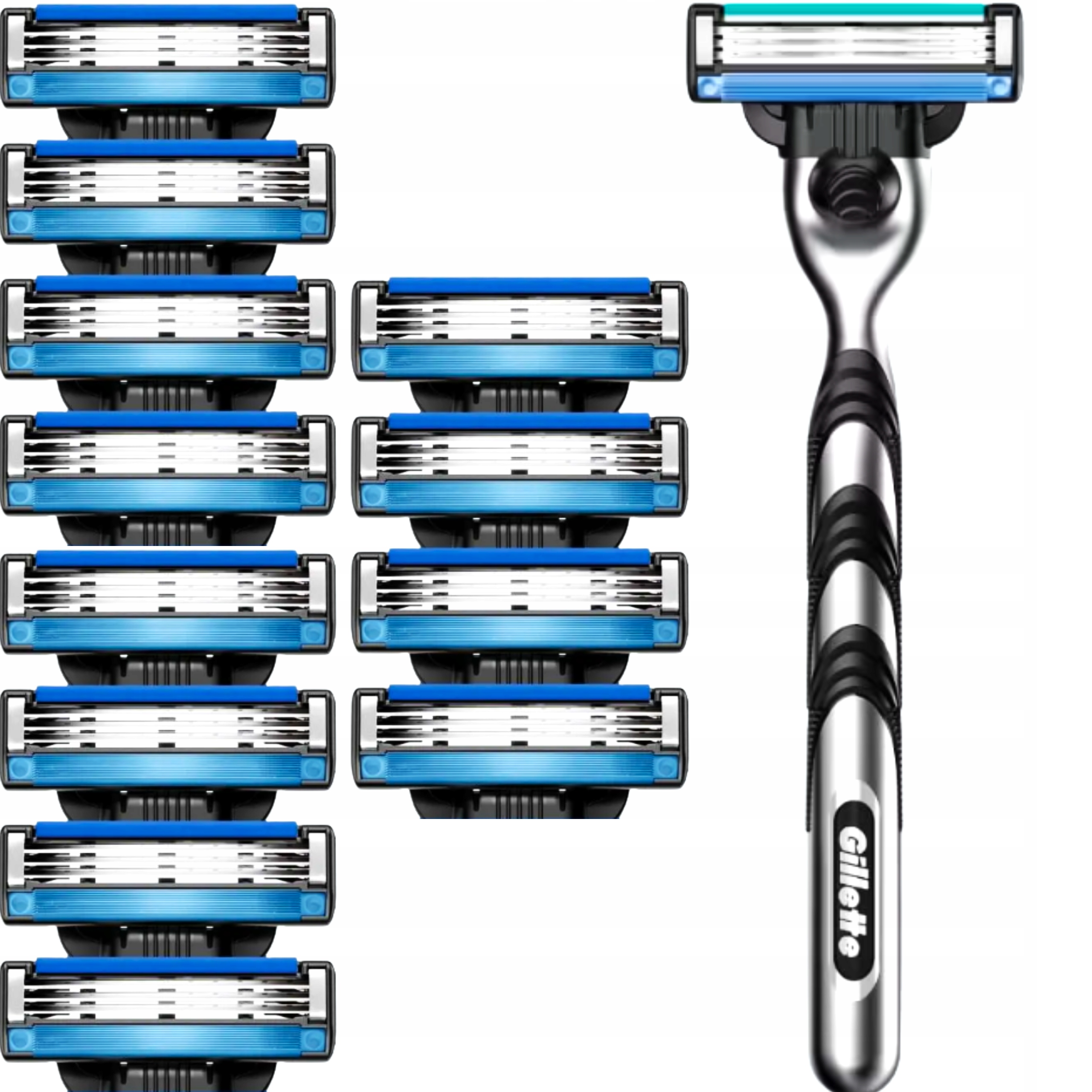 12x Ostrza Do Golarki Gillette MACH3 Golarka Maszynka Do Golenia Twarzy