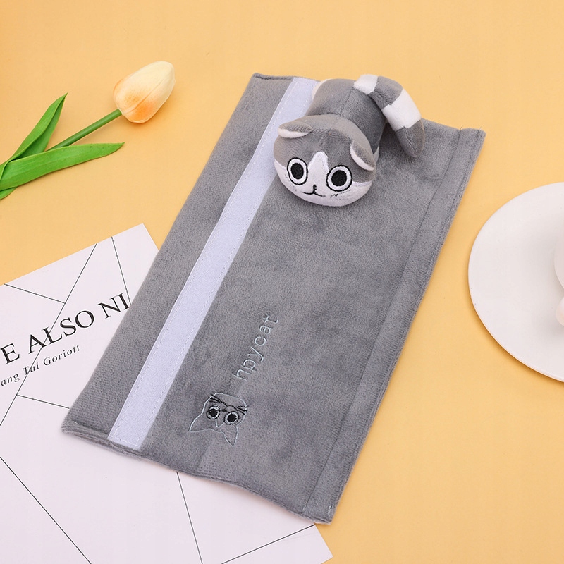 NAKŁADKA NA PASY PAS BEZPIECZEŃSTWA DO SAMOCHODU OSŁONA PLUSZOWE KOTY Stan opakowania oryginalne