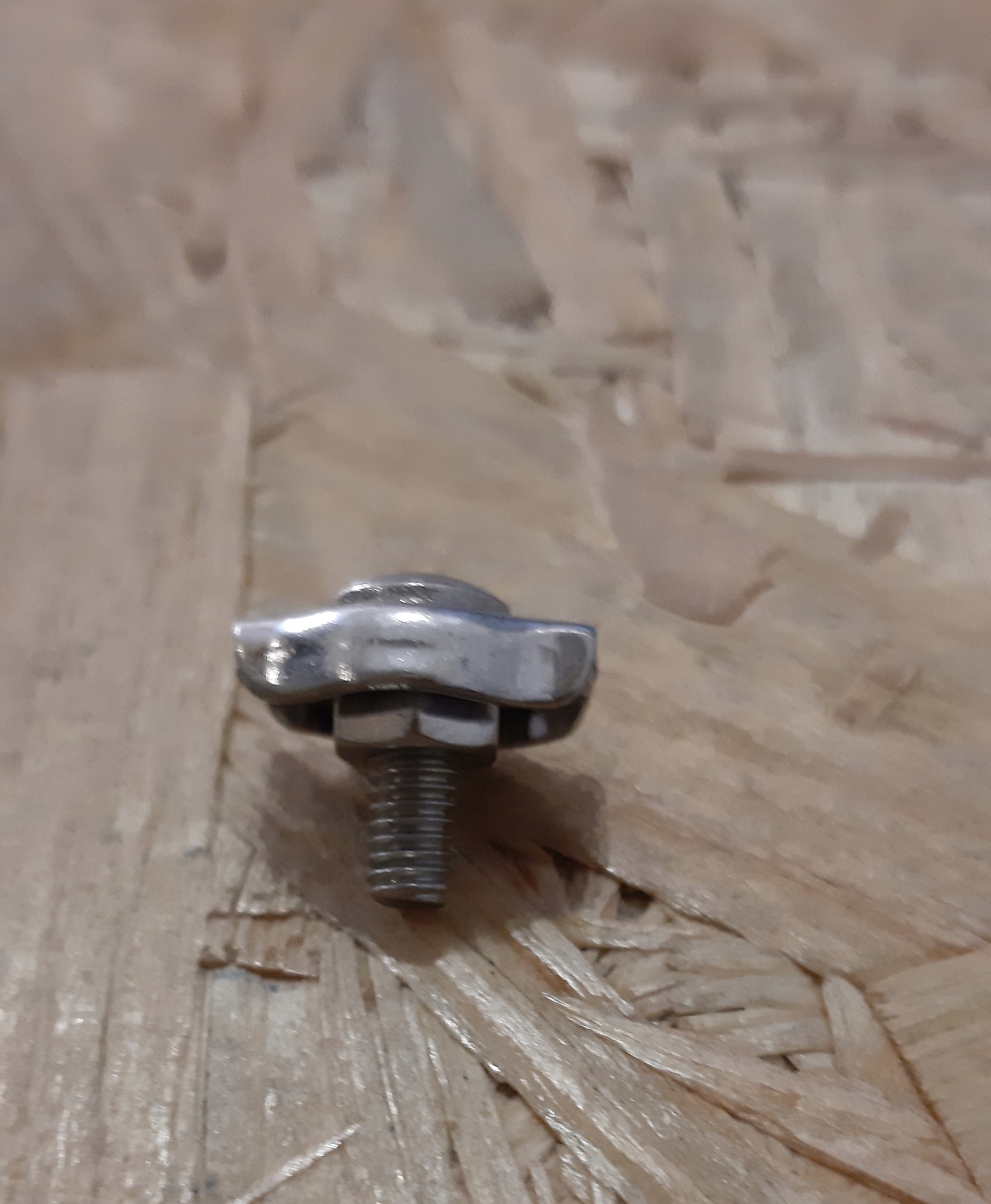 Zacisk pojedynczy do lin 2 mm INOX sztuka