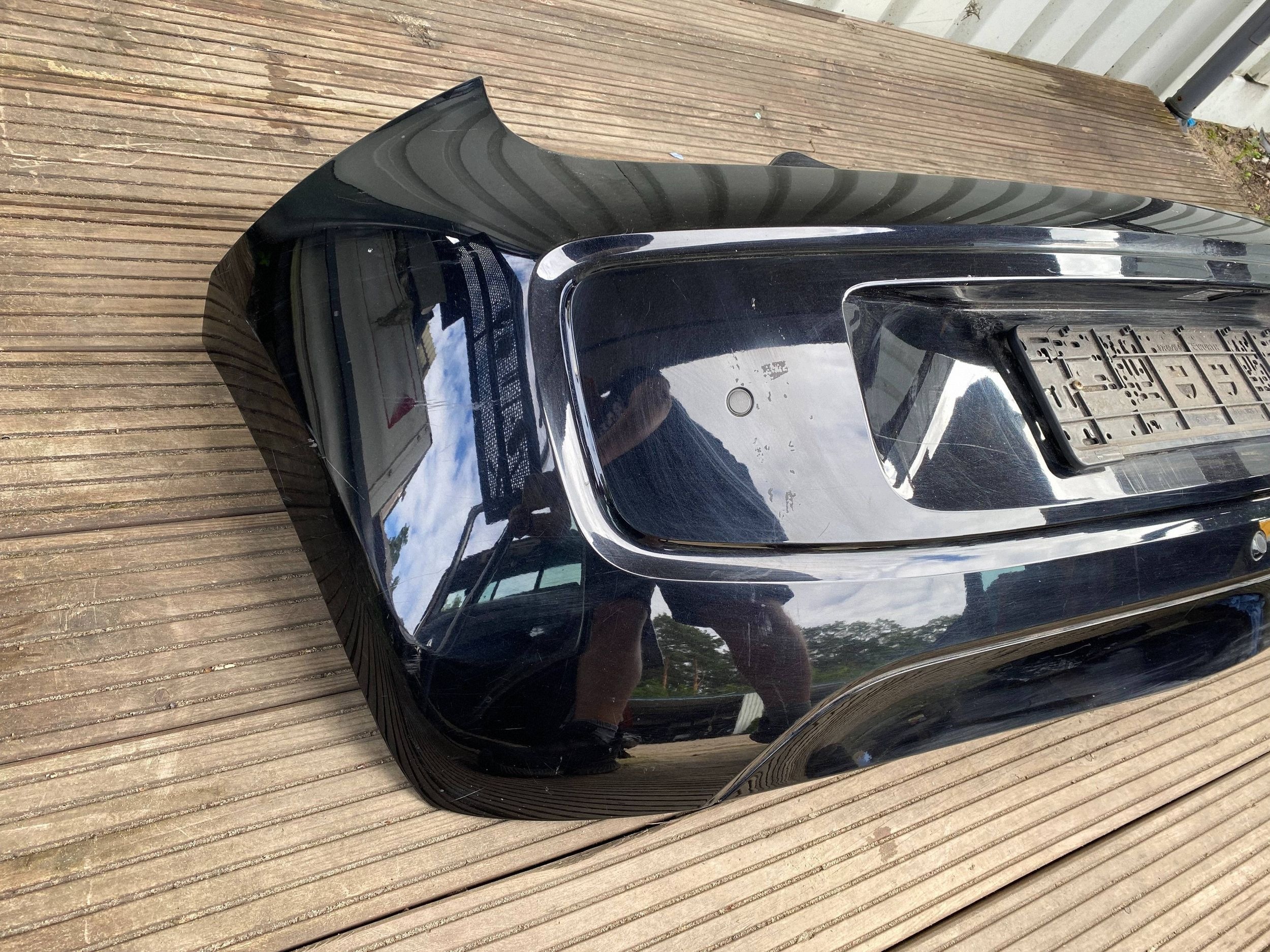 VW UP komplet stoßstange heck hinten PDC schwarzer 1S6807421