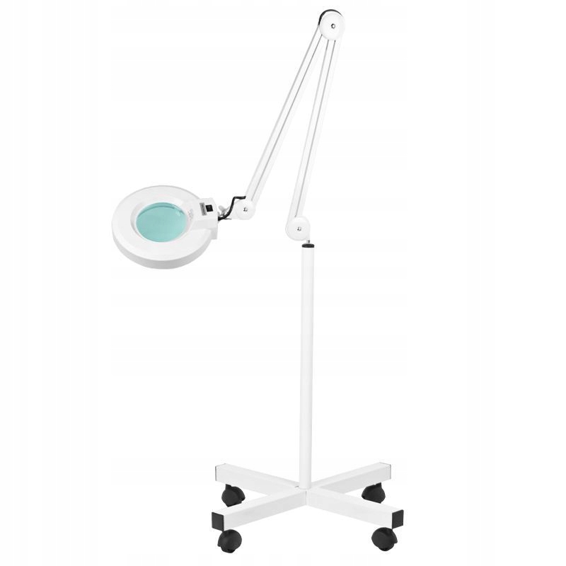 Lampa s lupou Activeshop S4 bílá se stativem