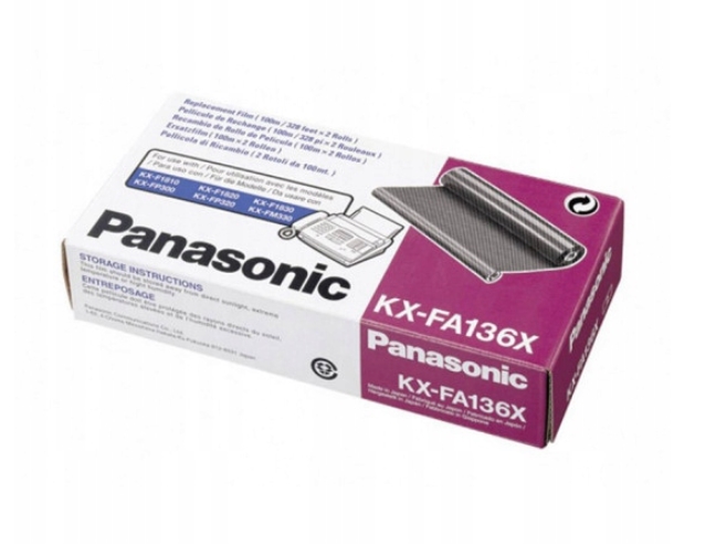 Fólie Panasonic pro faxy KX-FA136X FM205/210/220/255/260/280 2 kusů
