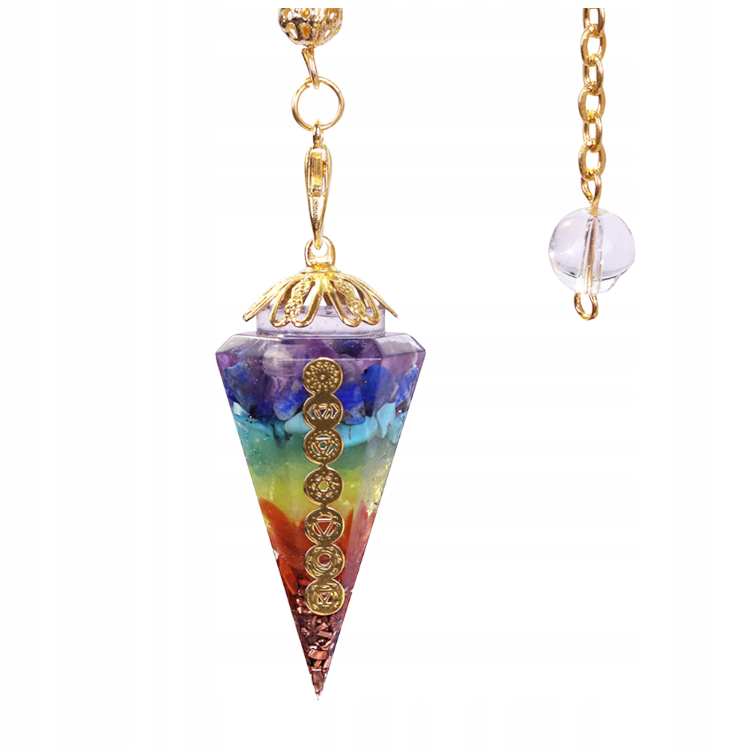 Wahadło Wahadełko Z Żywicy Orgonit Czakry Medytacja Uziemienie Harmonizacja