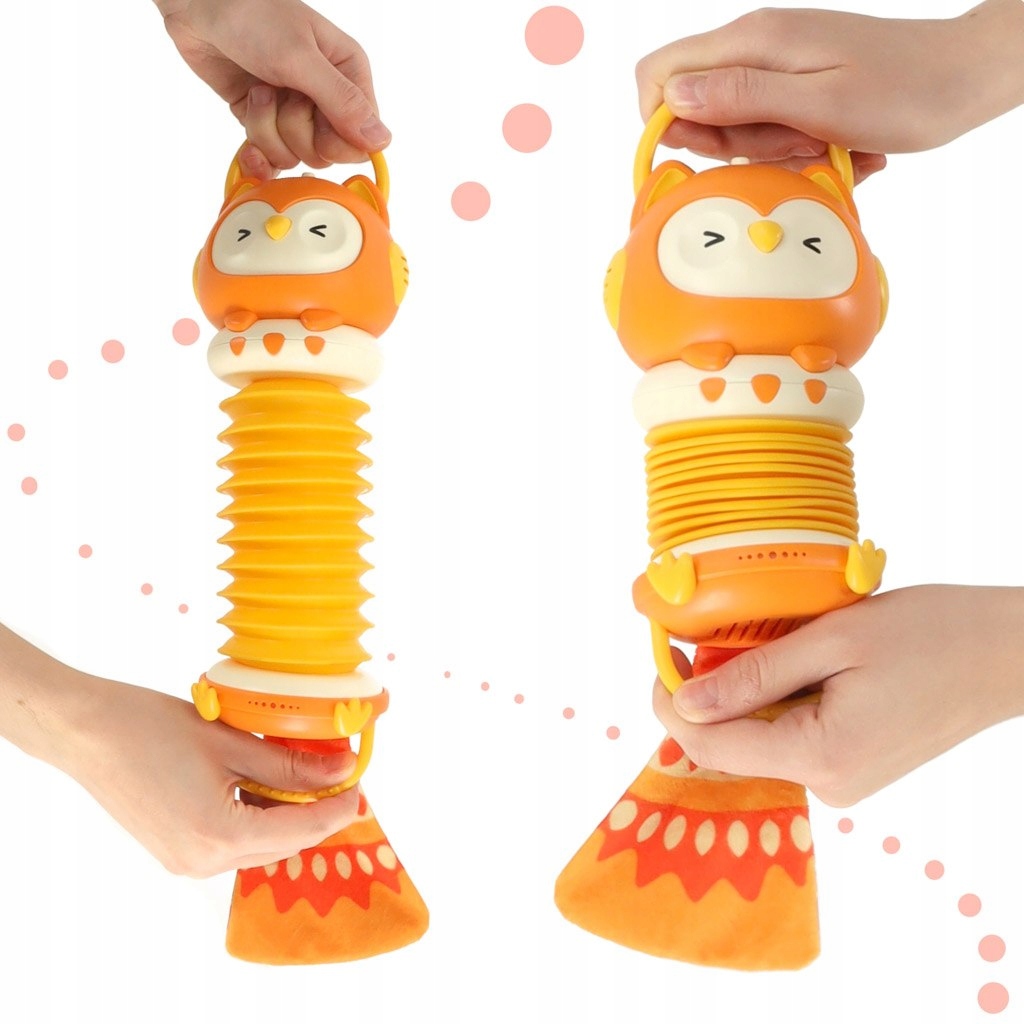 HARMONIA AKORDEON DLA DZIECI SOWA POMARAŃCZOWA Wiek dziecka 18 m +