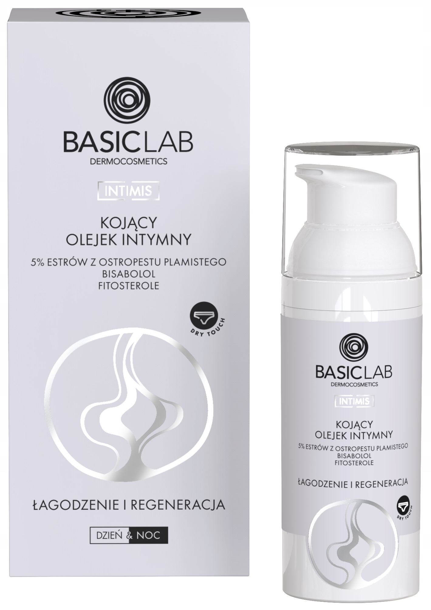 Basiclab Intimis Kojący olejek intymny z 5% estrów z ostropestu 50 ml