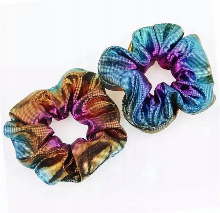 GUMKI DO WŁOSÓW SCRUNCHIES ZESTAW TĘCZOWE GRATIS Marka Inna marka