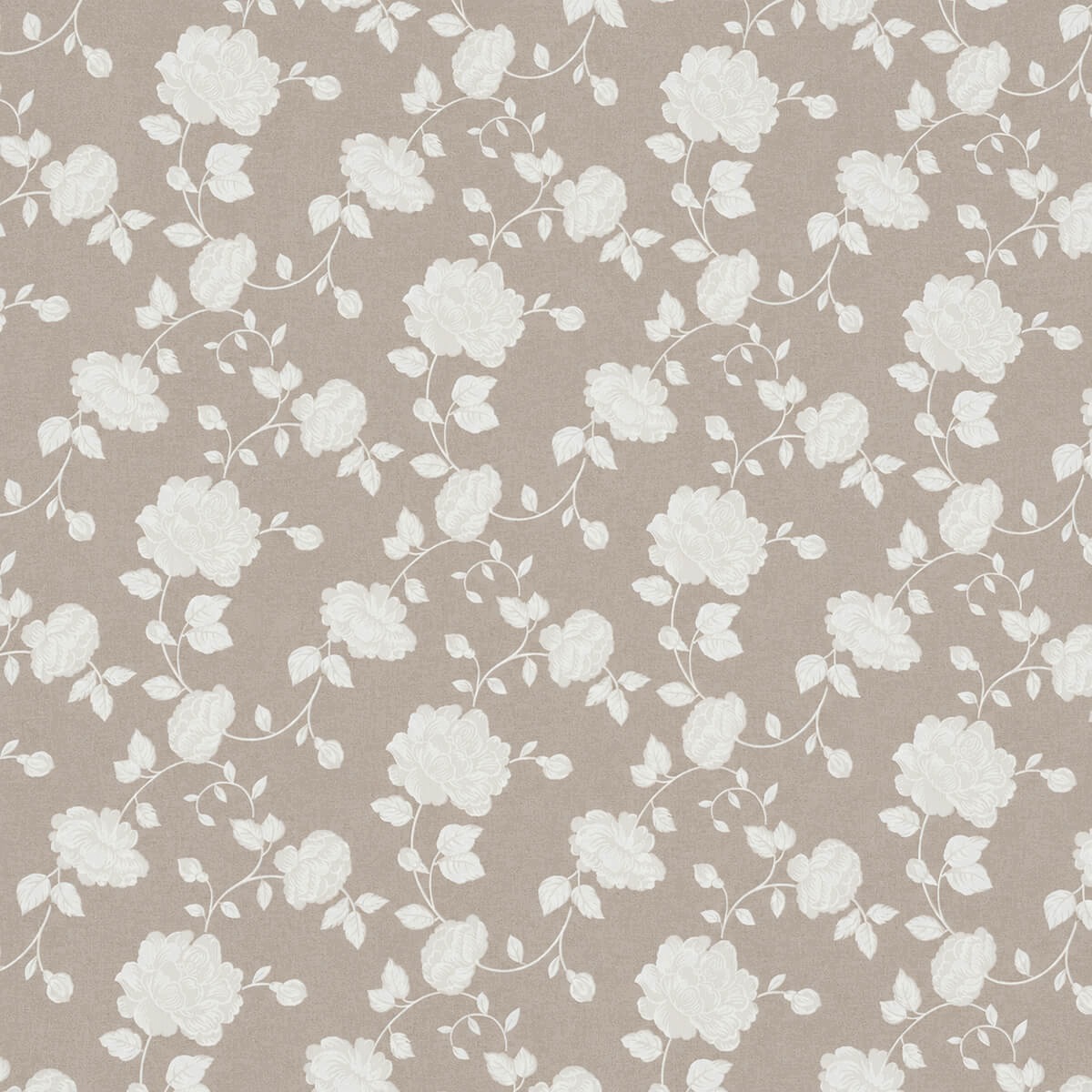Obrus Odolný Voči Škvrnám 400 x 140 cm Biele ruže Elegantný Klasický na stôl