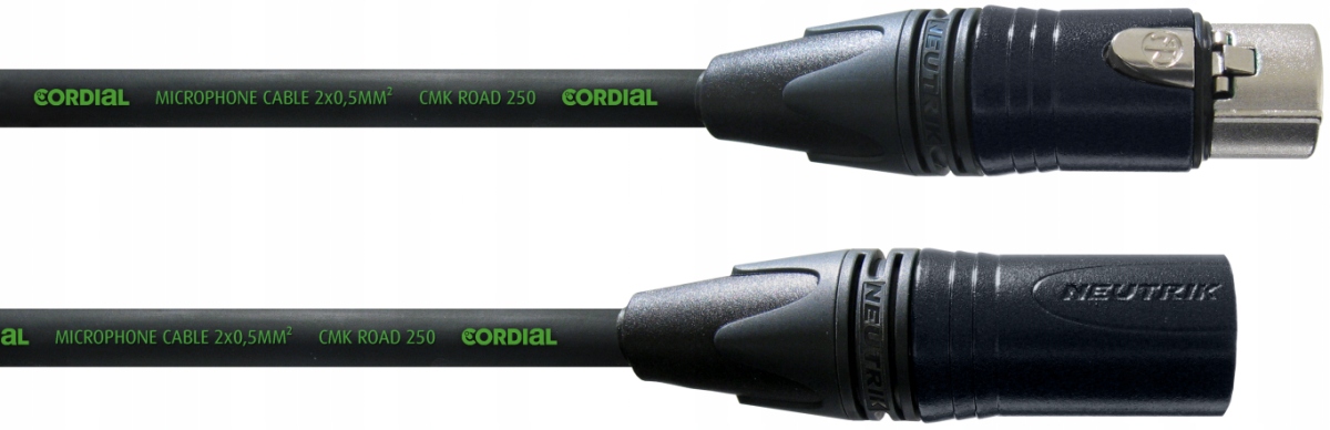 Cordial Crm 5 Fm-black symetrický kabel
