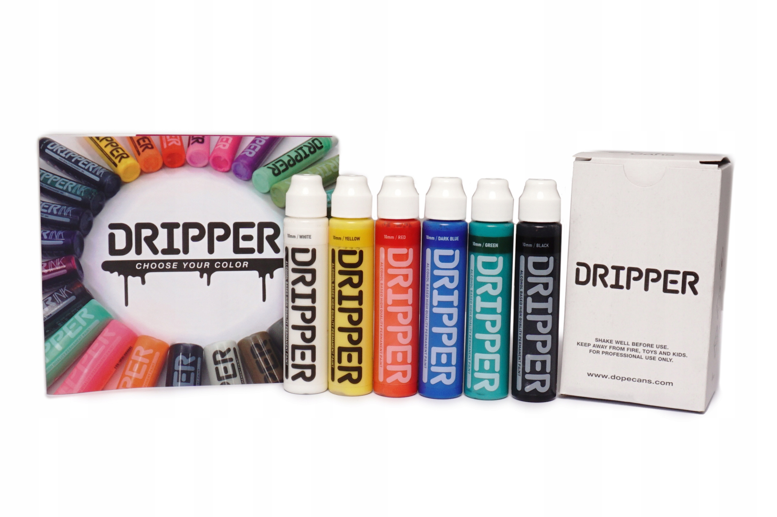Zestaw markerów dekoracyjnych DRIPPER 10mm 6szt Marka Dope