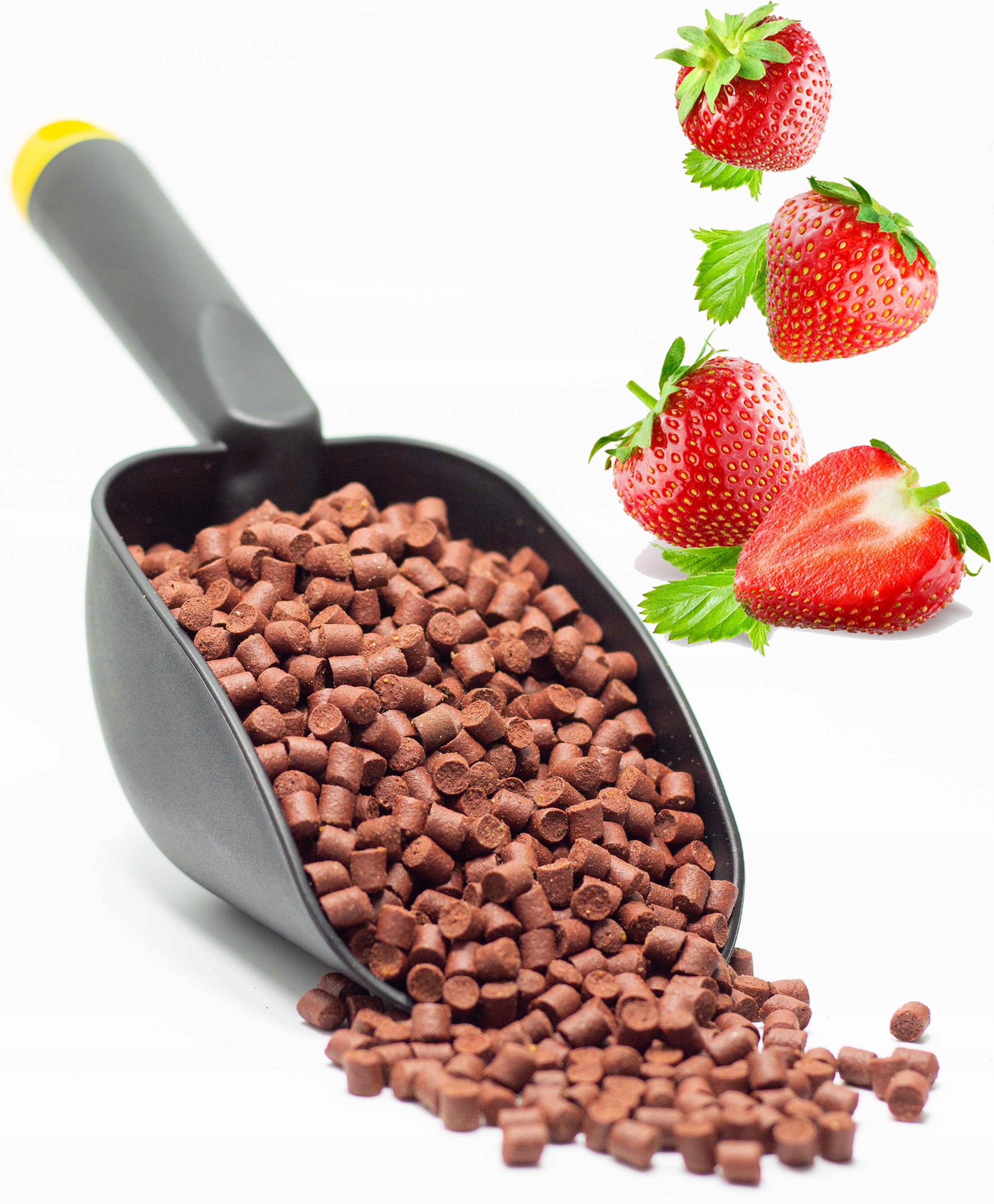 Harison Pellet zanętowy zanęta wędkarska na ryby 6mm Truskawka 9kg karp