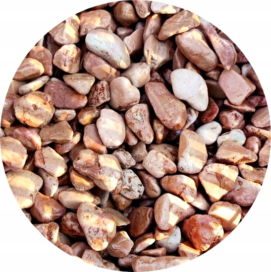 Levně Kámen oblázek do akvária zahrady béžový hnědý Rosso Verona 24 kg Italy