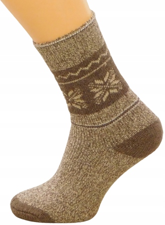 

Alpaka-7312 skarpety wełna frotte beż 39-42