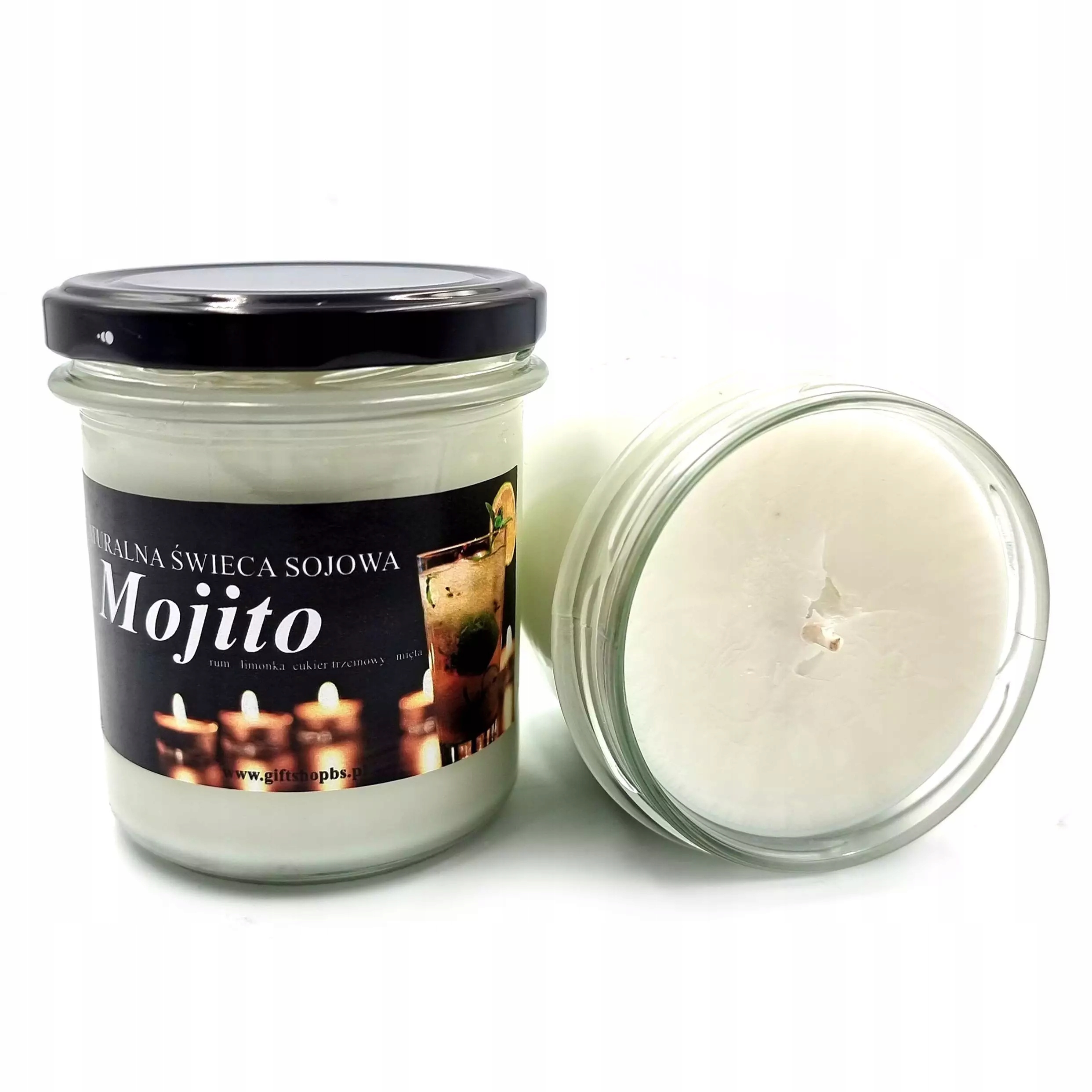 Świeca sojowa naturalna zapach Mojito 350ml Gift S