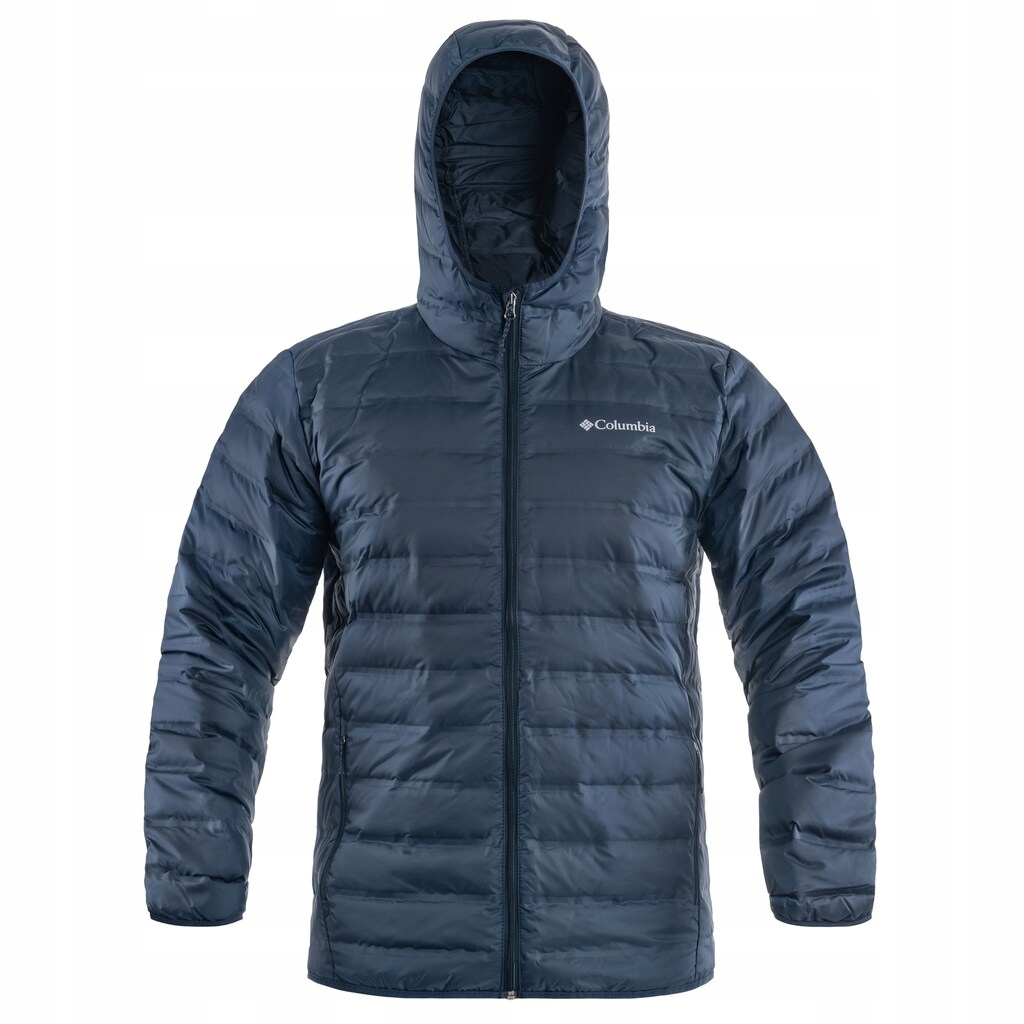 Prošívaná bunda Columbia Lake 22 Down Hooded Jacket Collegiate Navy S