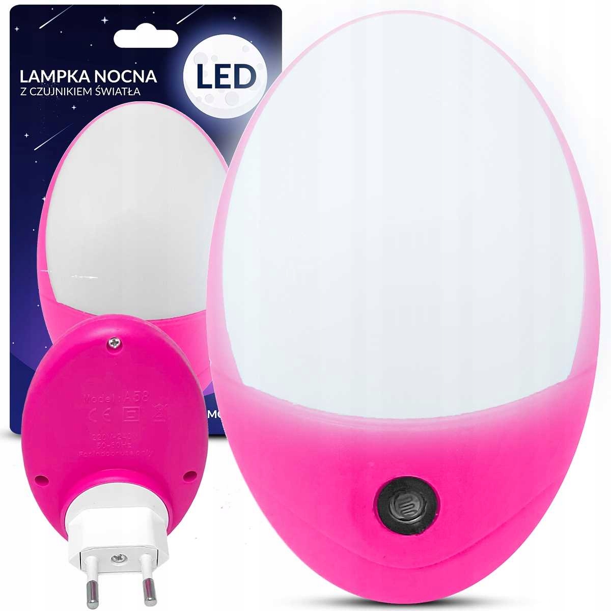 

Lampka Nocna Led Do Kontaktu Czujnik Zmierzchu