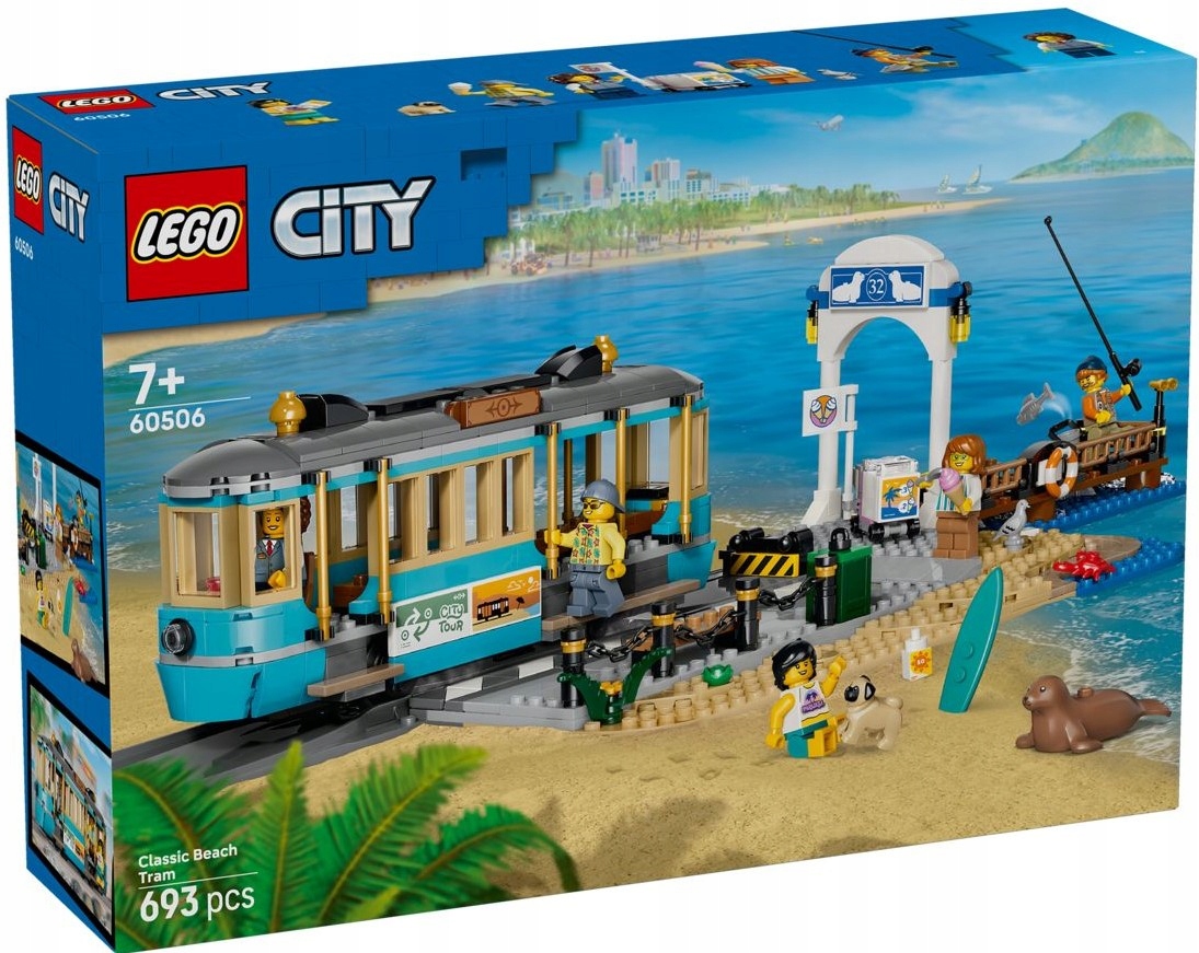 stavebnice Lego City 60506 Tramvaj u pláže