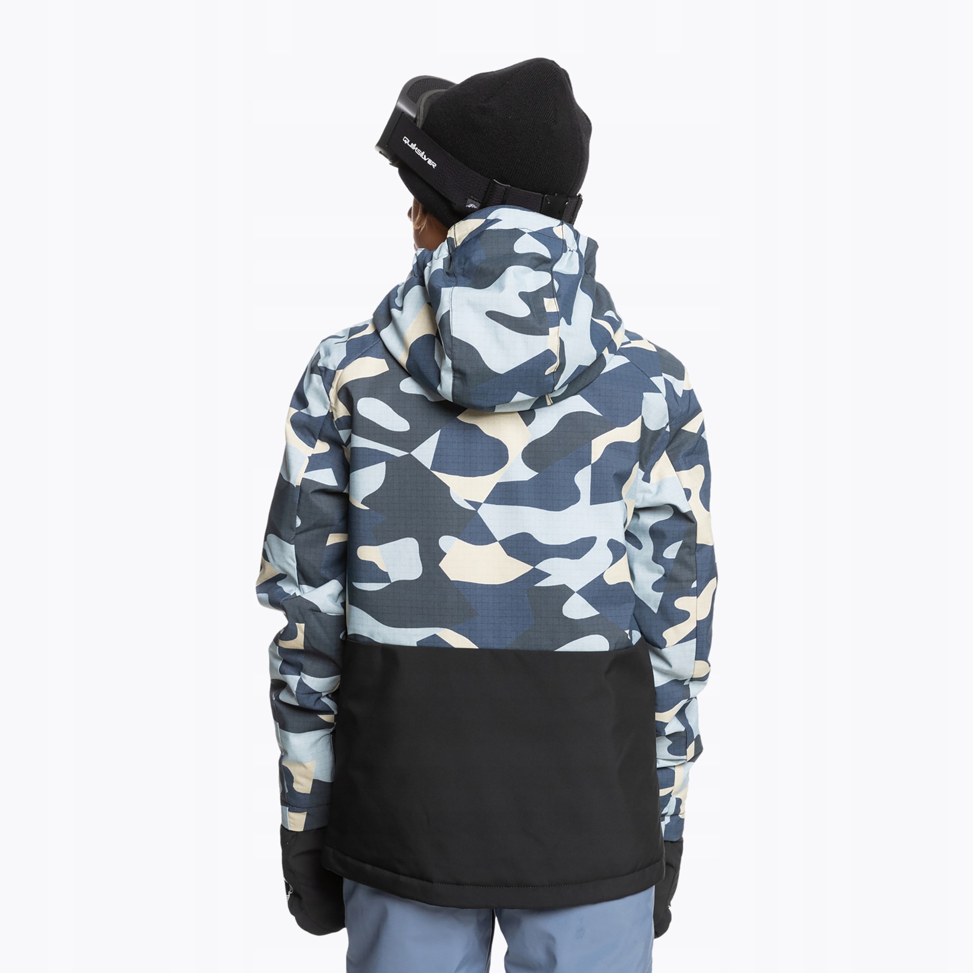 Kurtka snowboardowa dziecięca Quiksilver Mission Printed Block puzzle XL/16