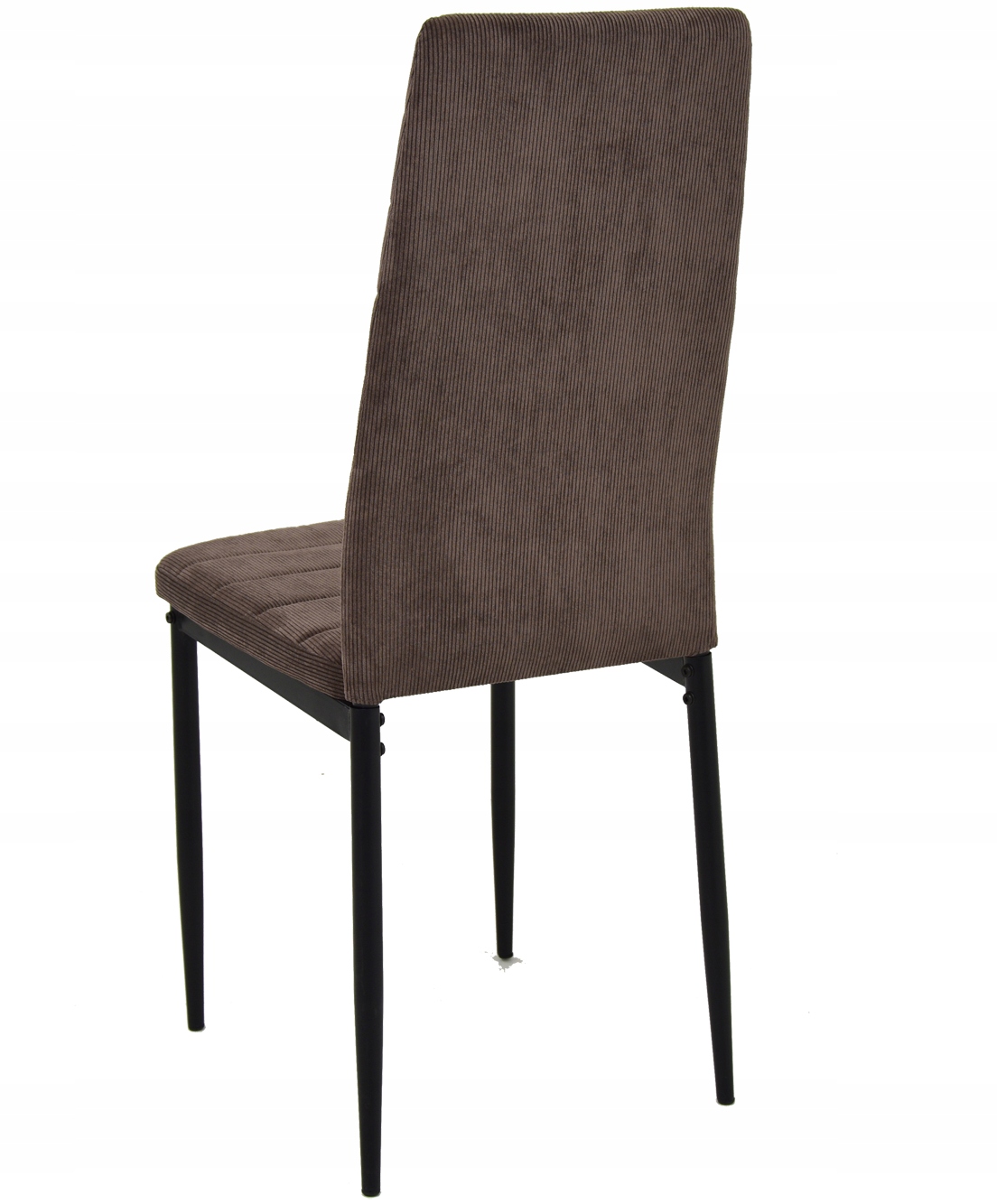 ROZKŁADANY stół 80x120/160 4 TAPICEROWANE krzesła Kolor korpusu krzesła czarny