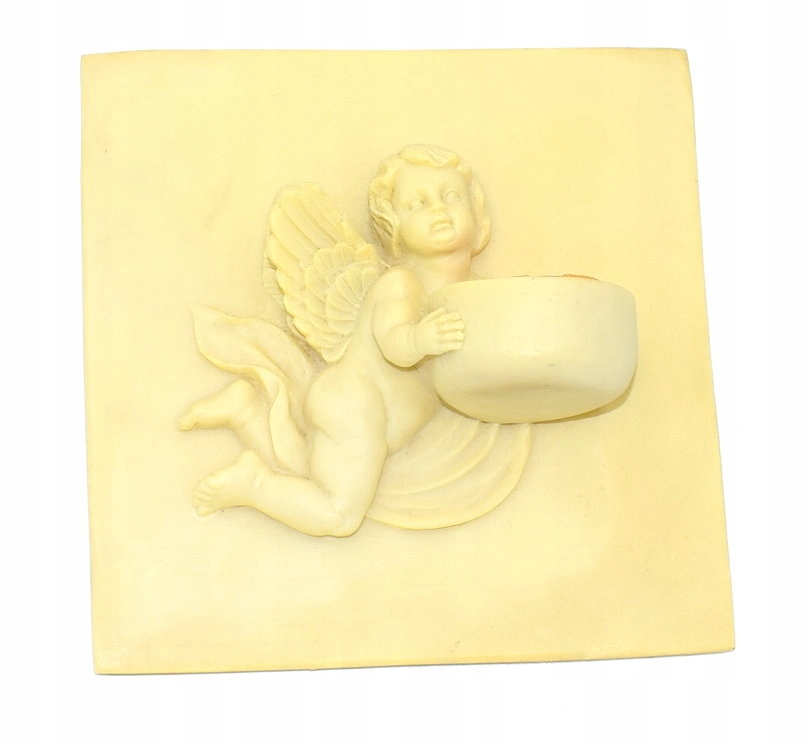 ALABASTER - STARY ŚWIECZNIK NA ŚCIANĘ- W RELIEFACH