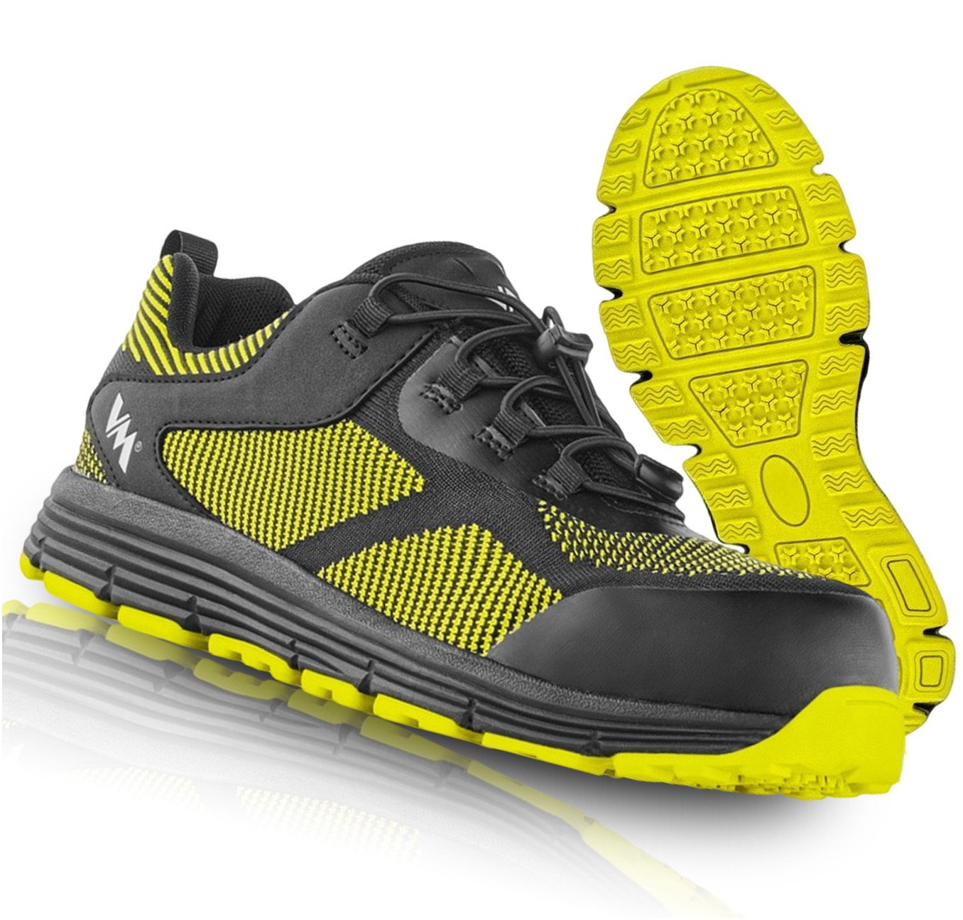 Buty Robocze Półbuty Męskie z Noskiem Lekkie Ochronne Bhp VM Panama S1P 42