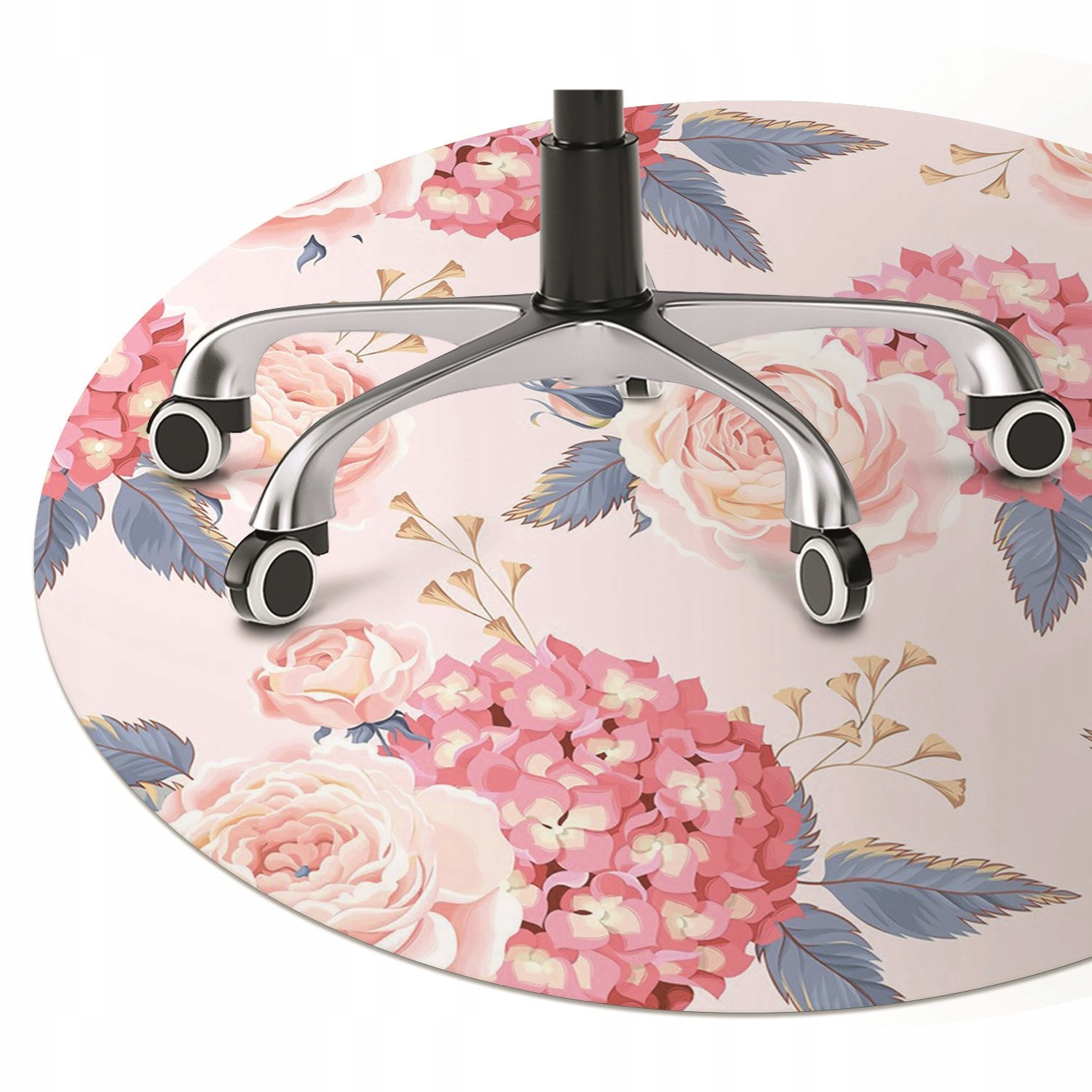 

Mata podłogowa pod krzesło fotel Hortensje fi 100