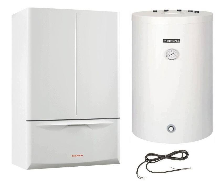 Immergas Victrix Extra 24 Plus Kocioł Gazowy SWK-120 Podgrzewacz Cwu Pakiet