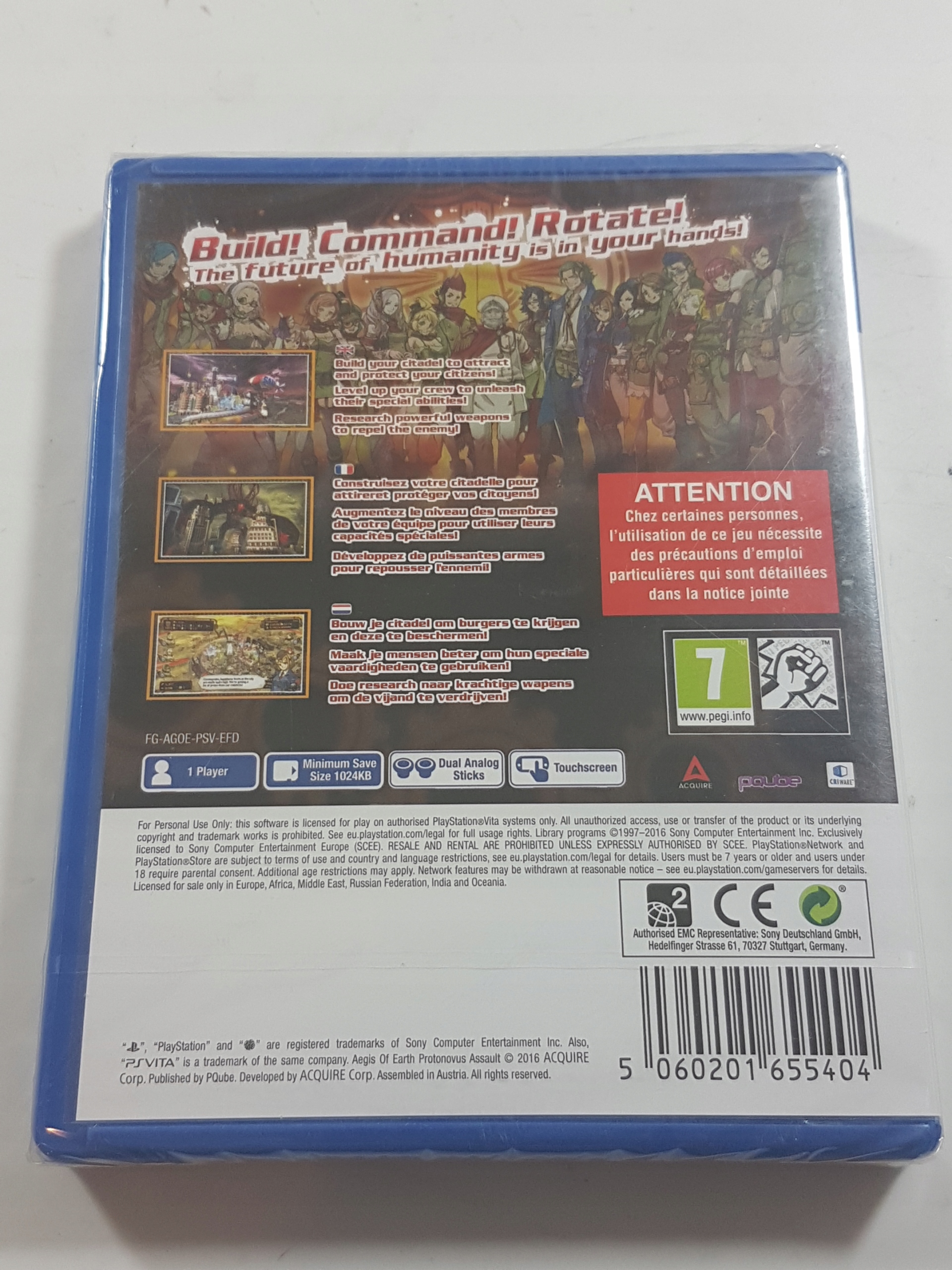 AEGIS OF EARTH PROTONOVUS ASSAULT / NOWA / PS VITA Producent inny